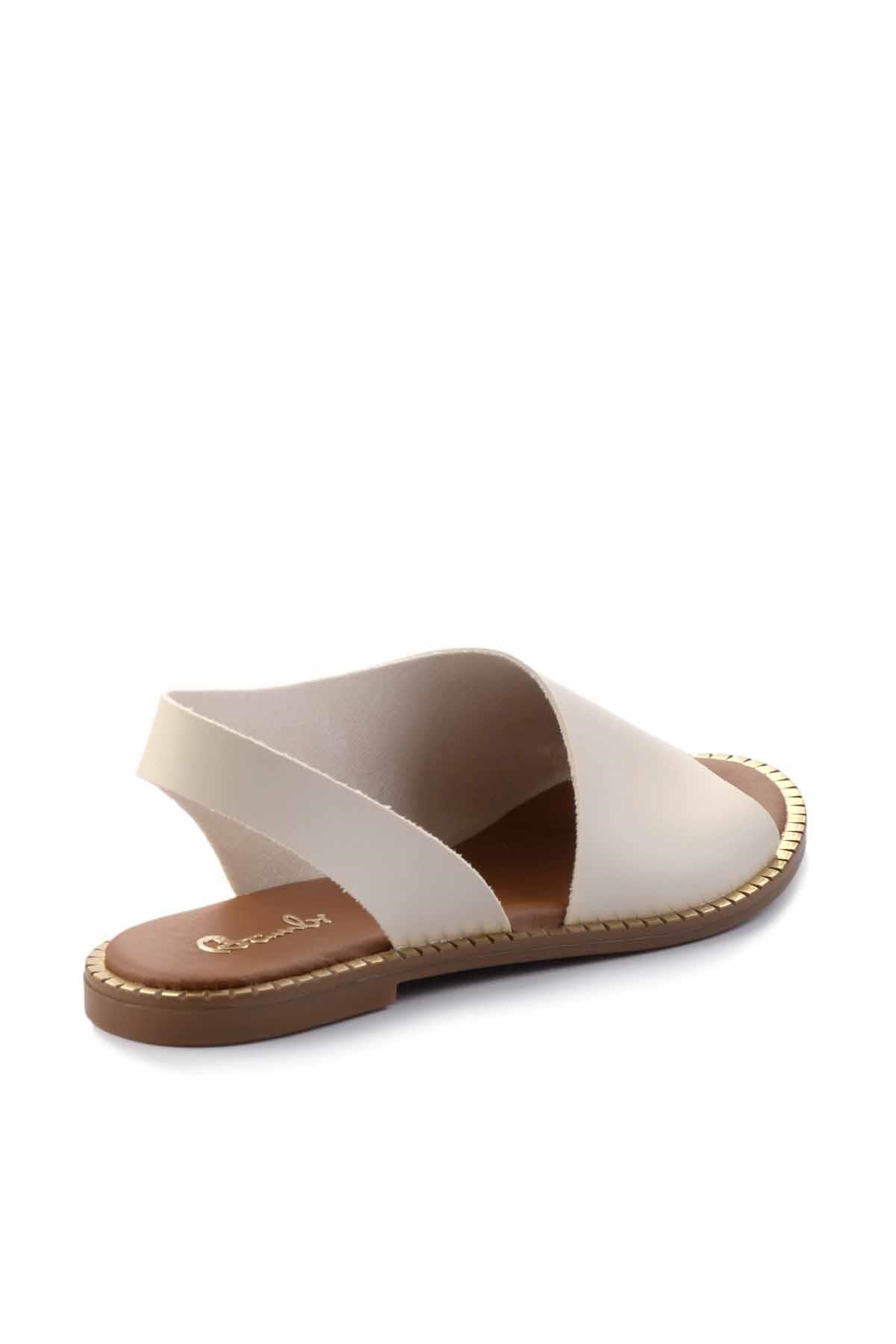 Bej  Kadın Sandalet K05021010009