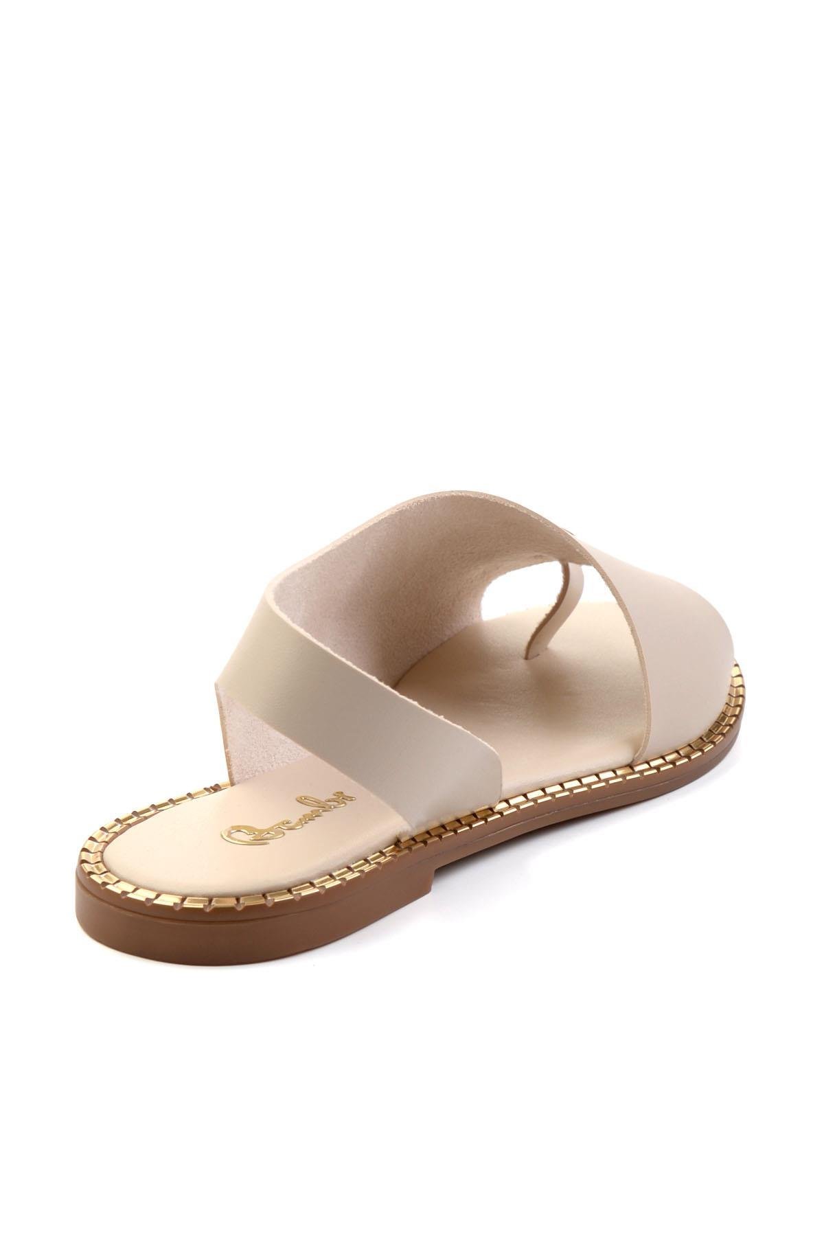 Bej  Kadın Sandalet K05021010709