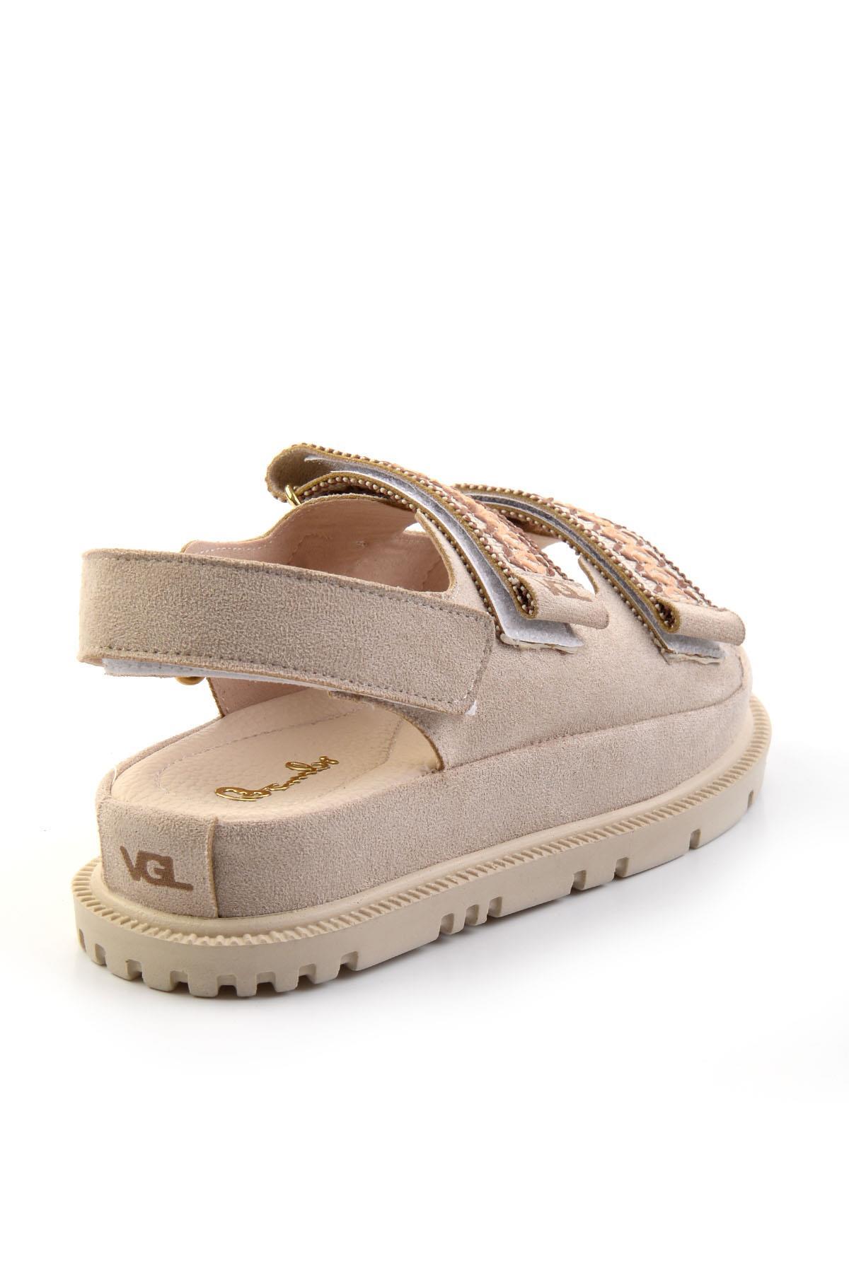 Bej  Kadın Sandalet K05058130572