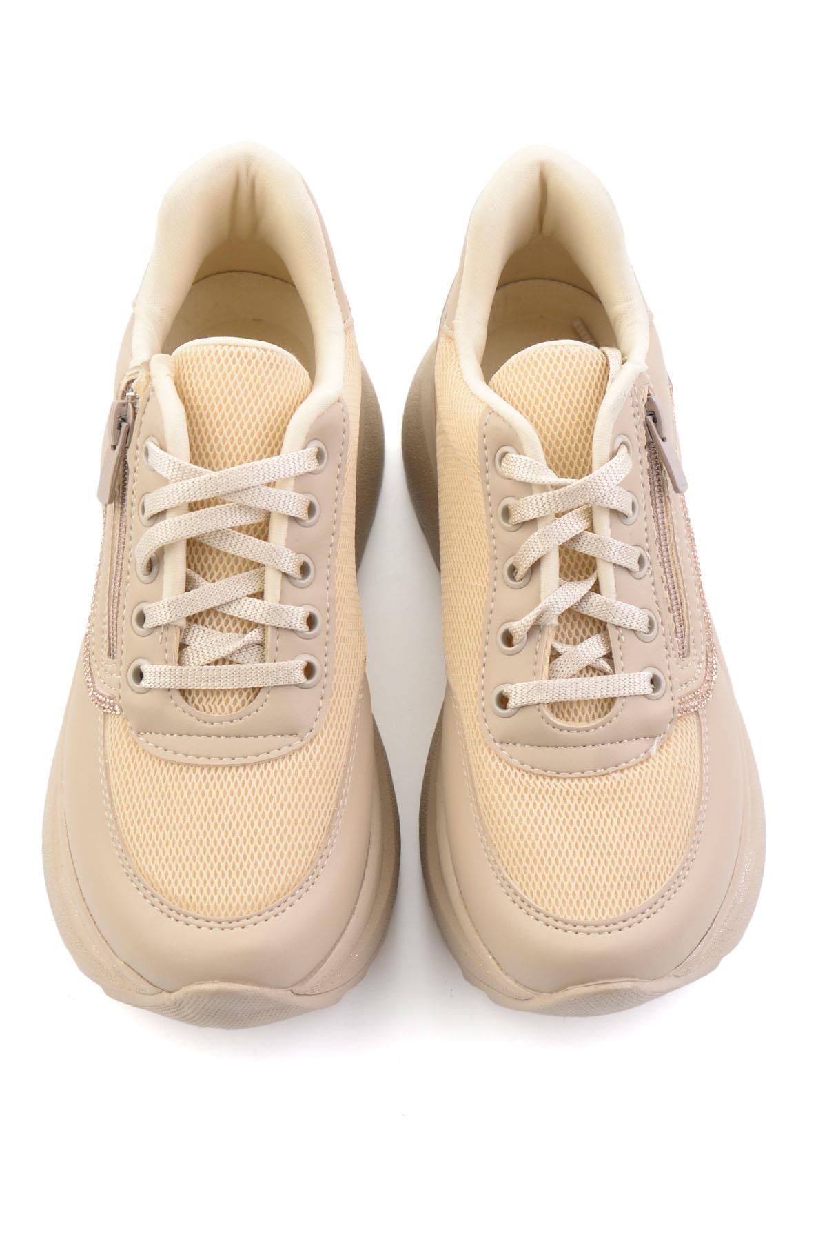Bej  Kadın Sneaker K01709060409