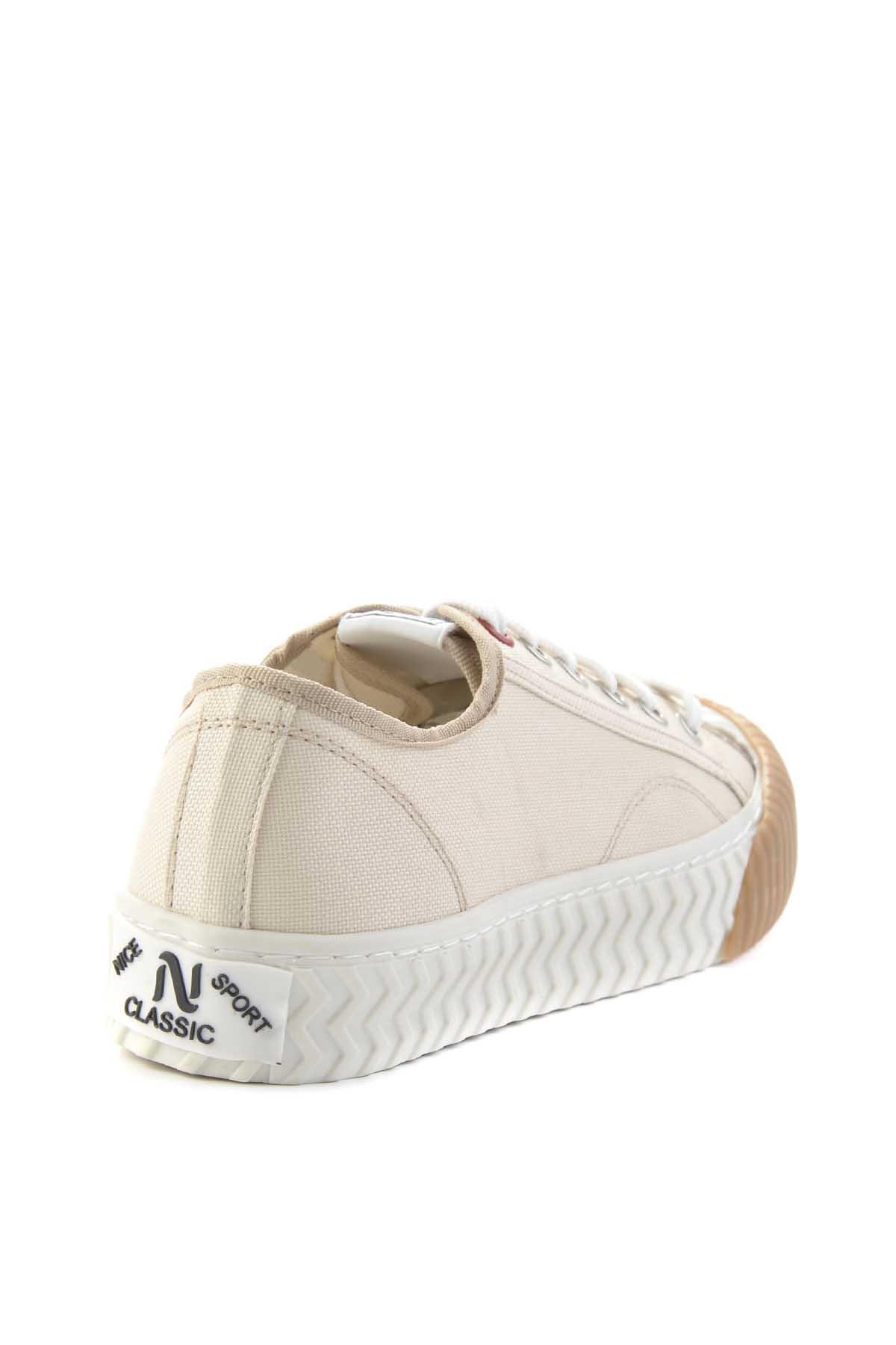 Bej Keten  Kadın Sneaker K01678015018