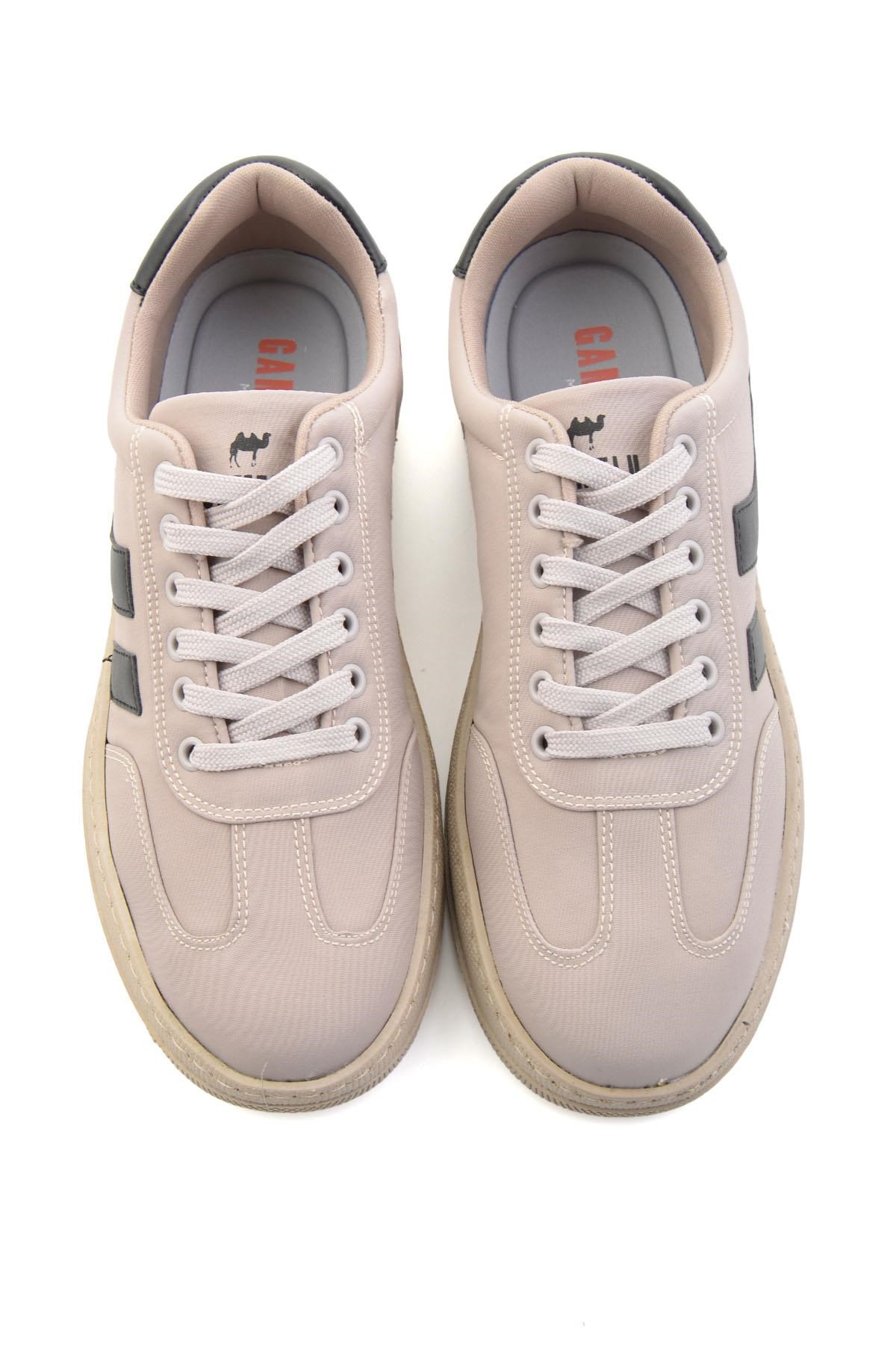Bej Kumaş  Erkek Sneaker E01175560904