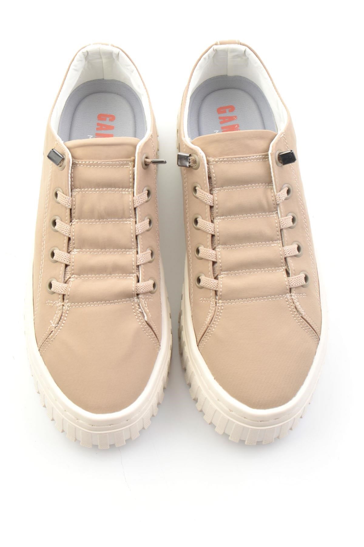 Bej Kumaş  Kadın Sneaker K01175128004