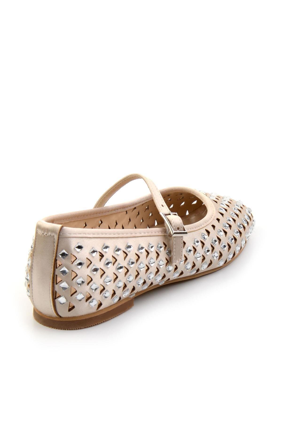 Bej Lame  Kadın Babet K01246151787