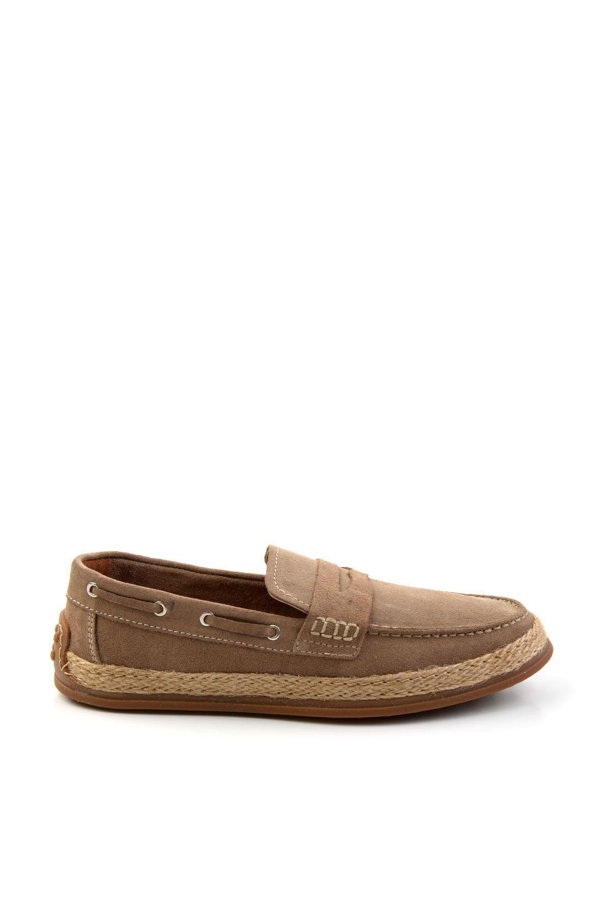 Bej Leather Erkek Espadril E01863815502