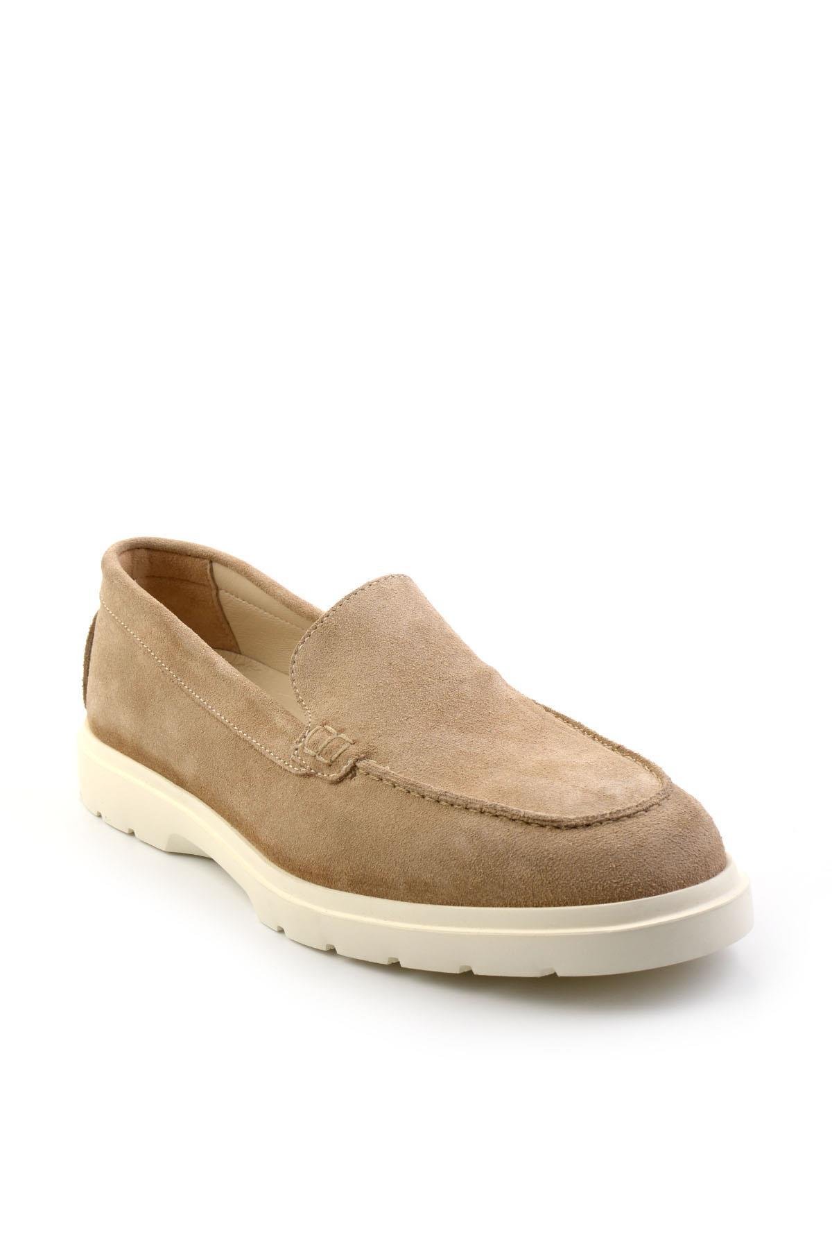 Bej Leather Erkek Loafer Ayakkabı E01087112702