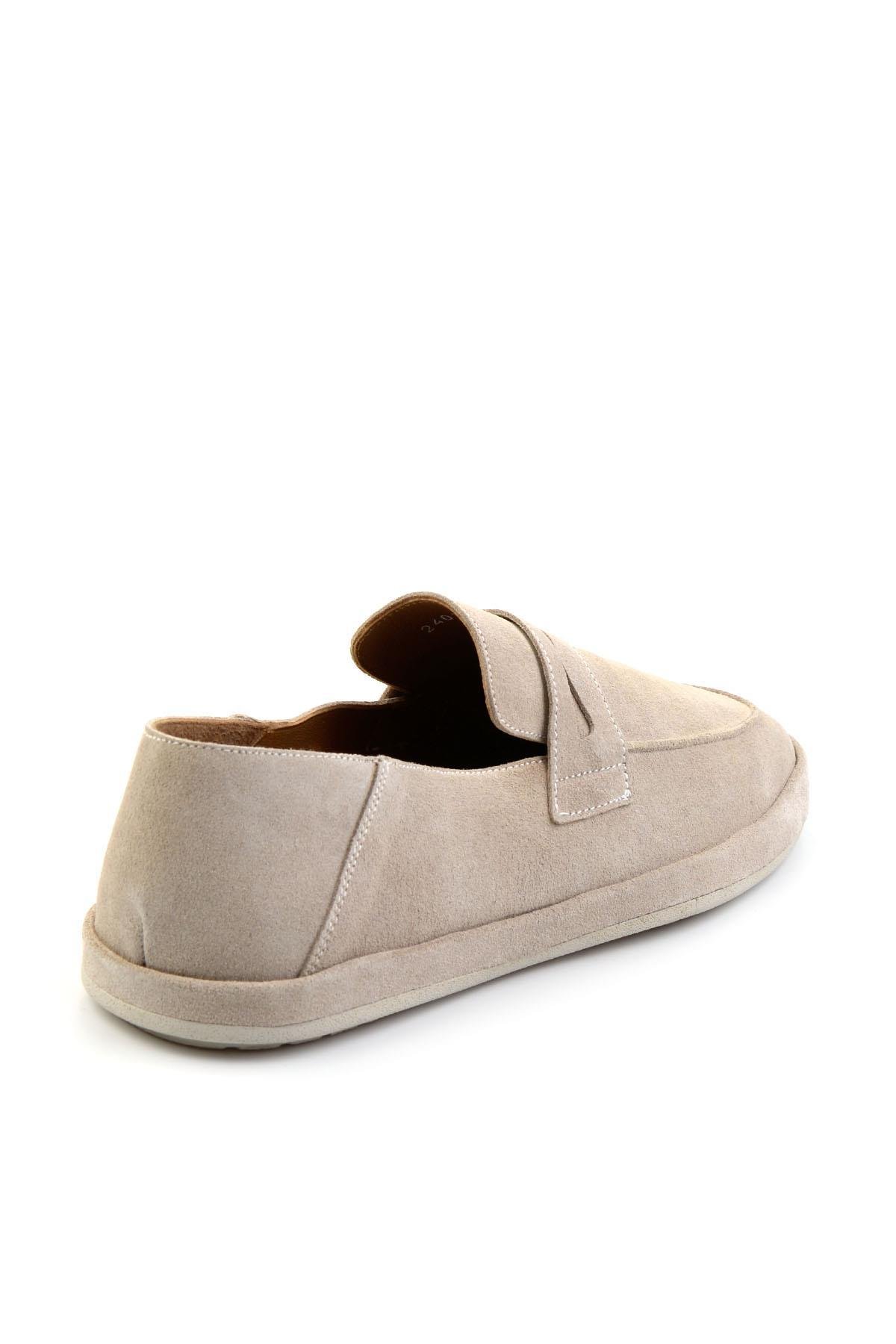 Bej Leather Erkek Loafer Ayakkabı E01589240102