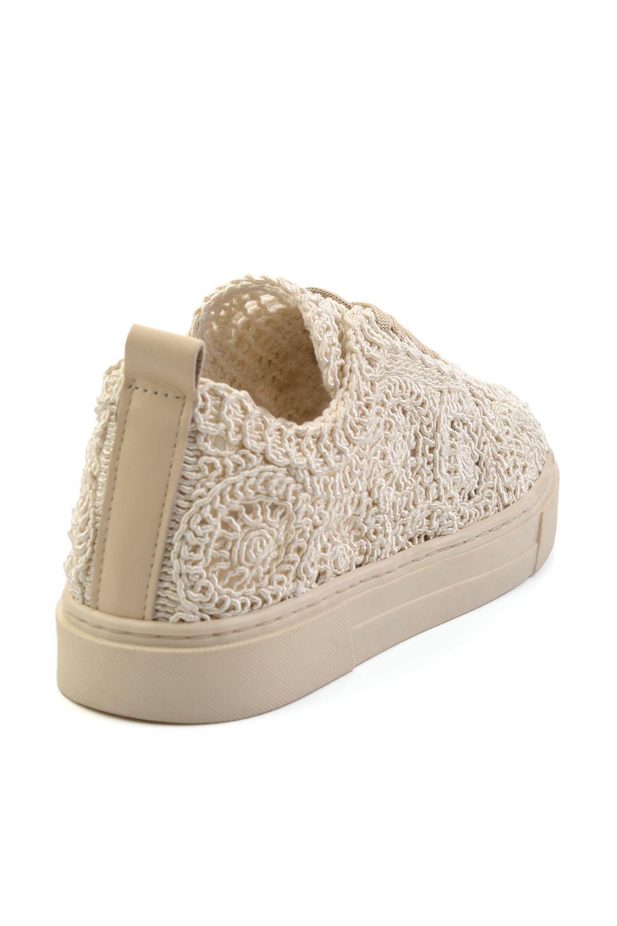 Bej Leather Kadın Sneaker K01331999916
