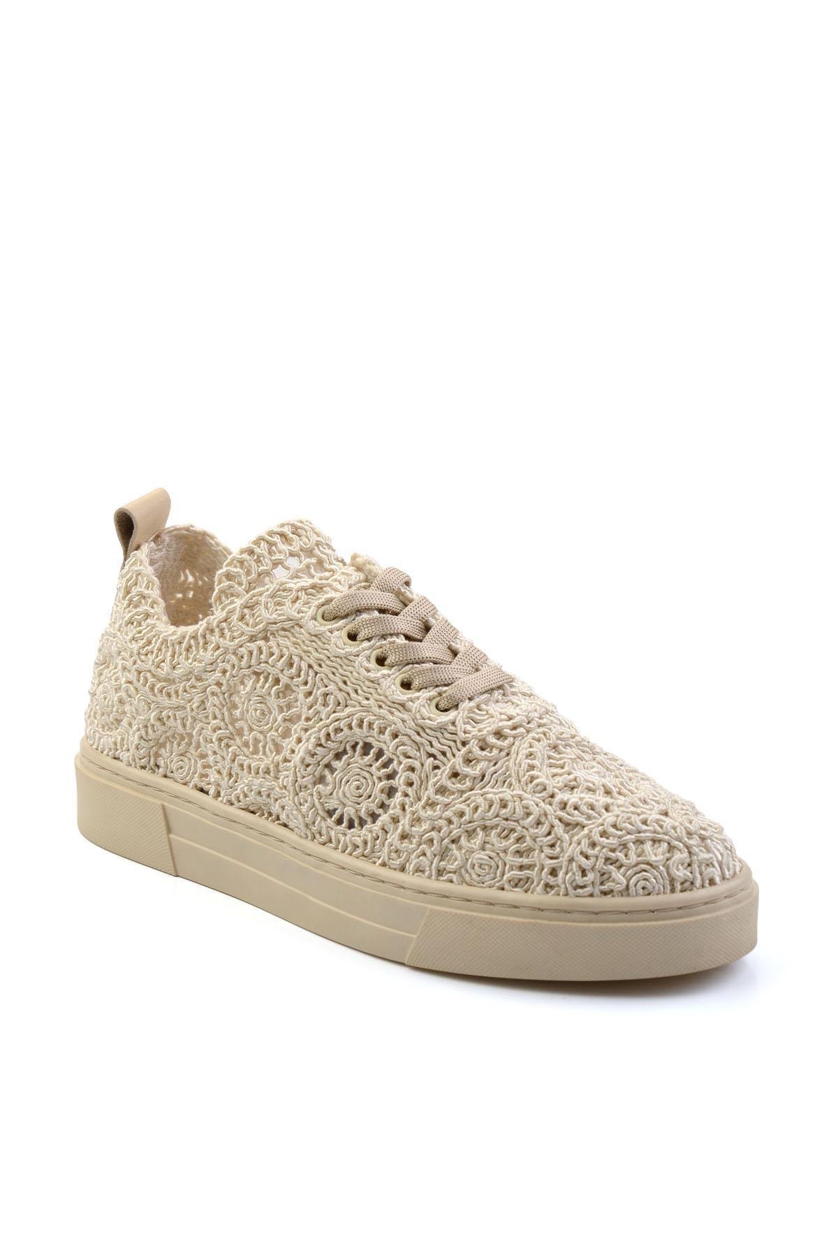 Bej Leather Kadın Sneaker K01331999916