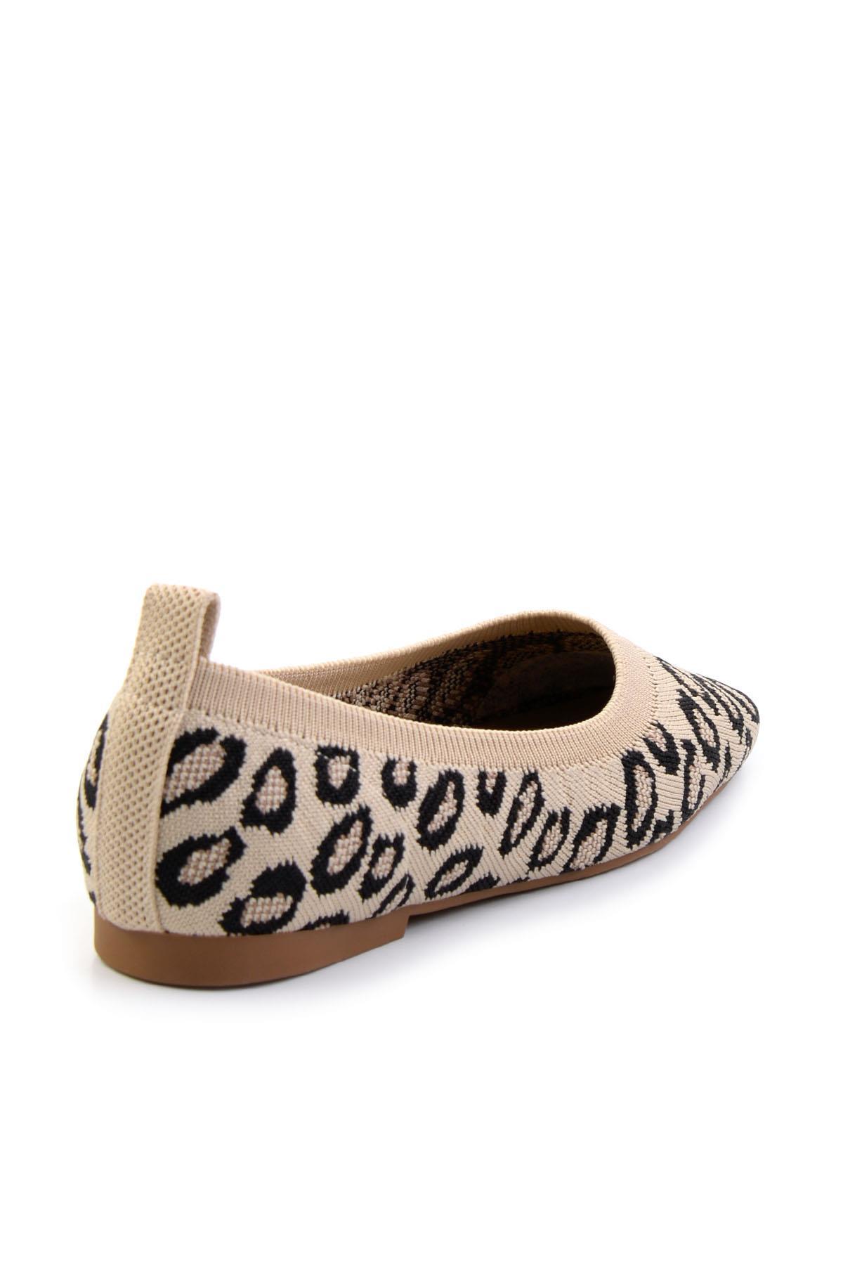 Bej Leopar  Kadın Babet K01327021182