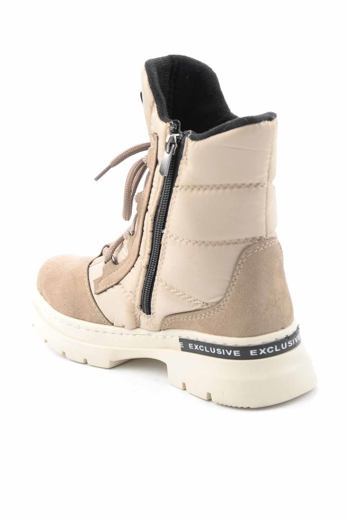 Bej Paraşüt  Kadın Bot & Bootie K02763075567