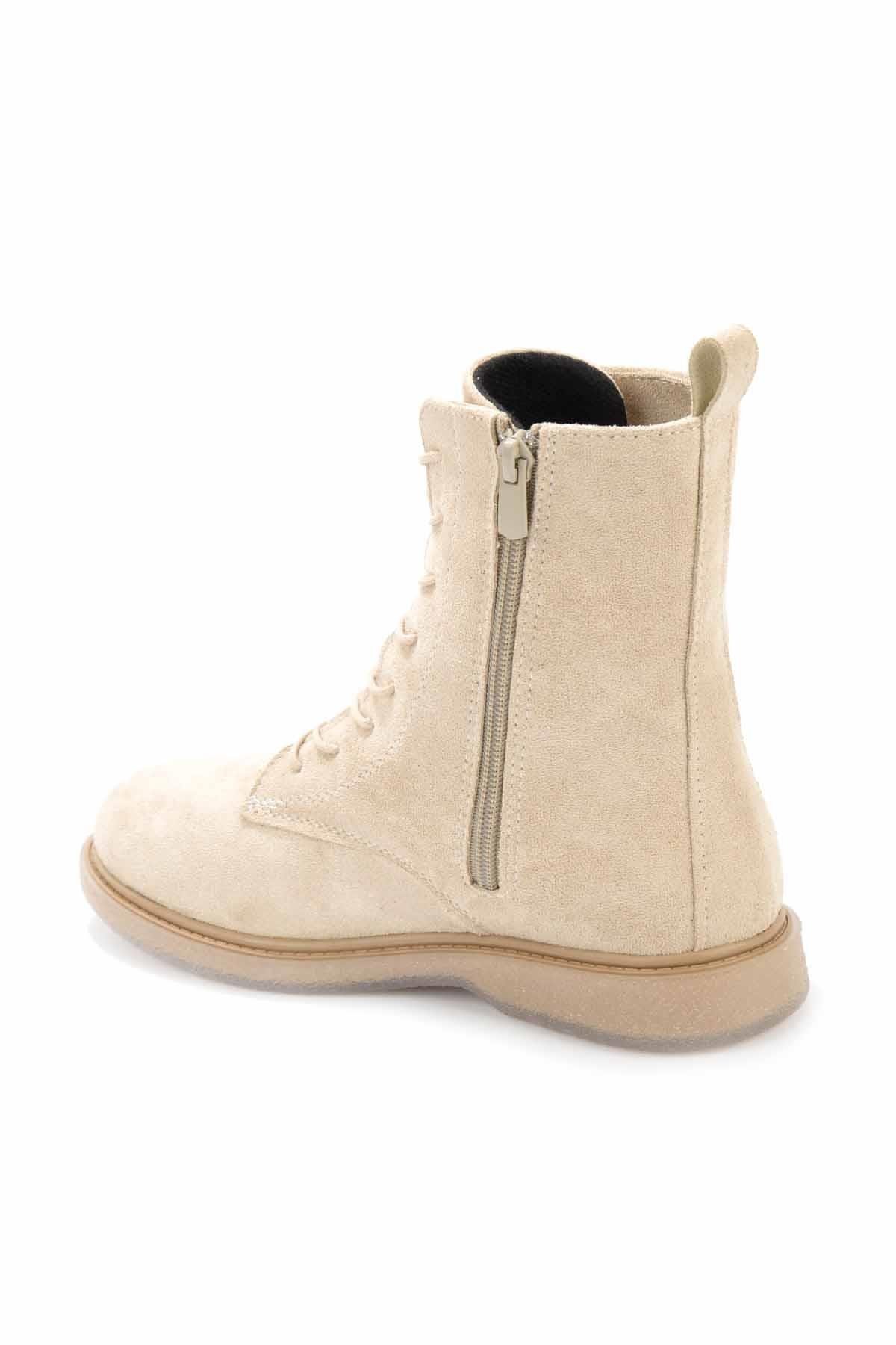 Bej Süet  Kadın Bot & Bootie K02116010502