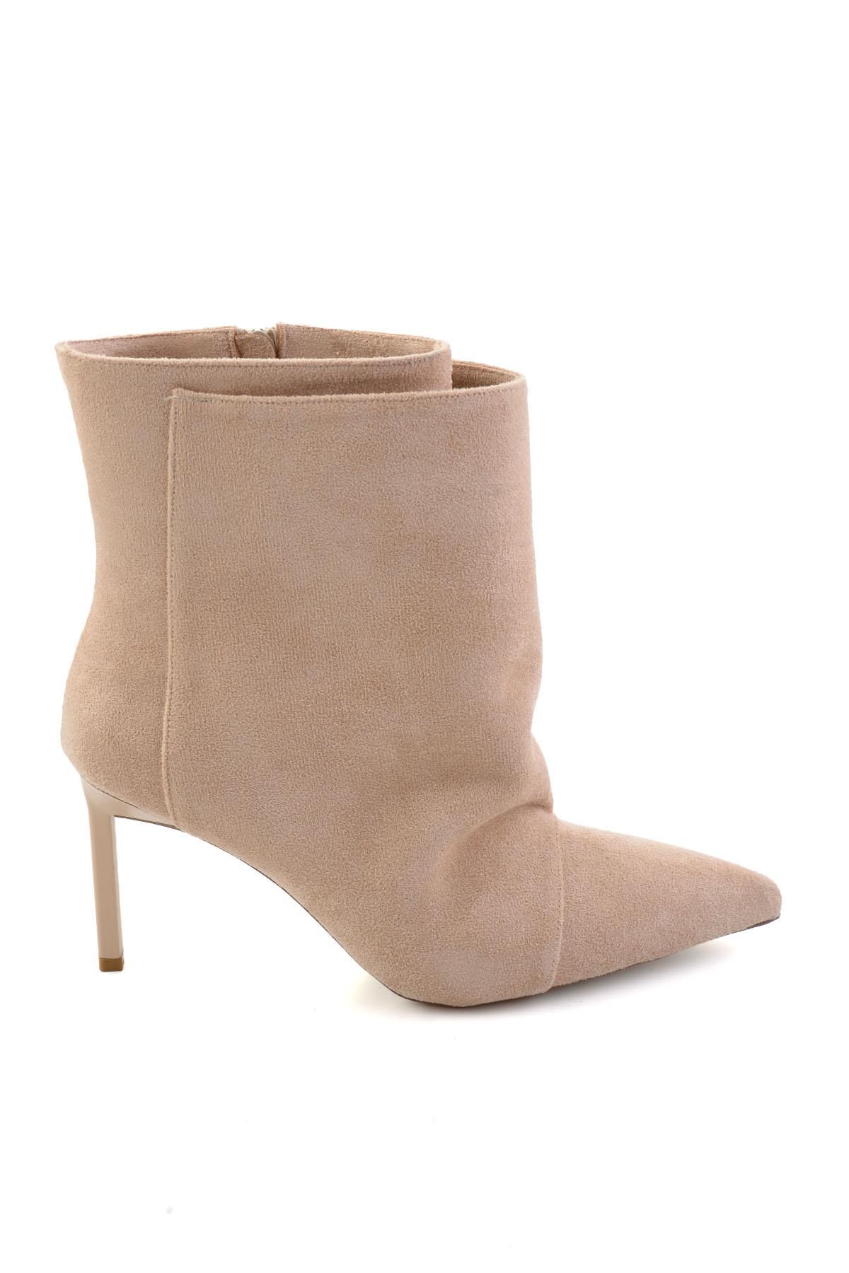 Bej Süet  Kadın Bot & Bootie K02210300772