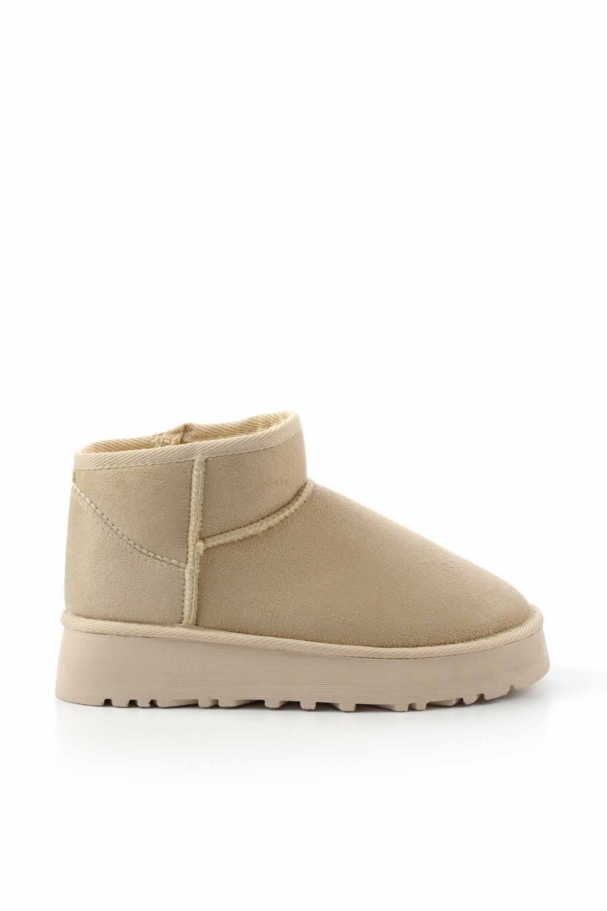 Bej Süet  Kadın Bot & Bootie K02855110002