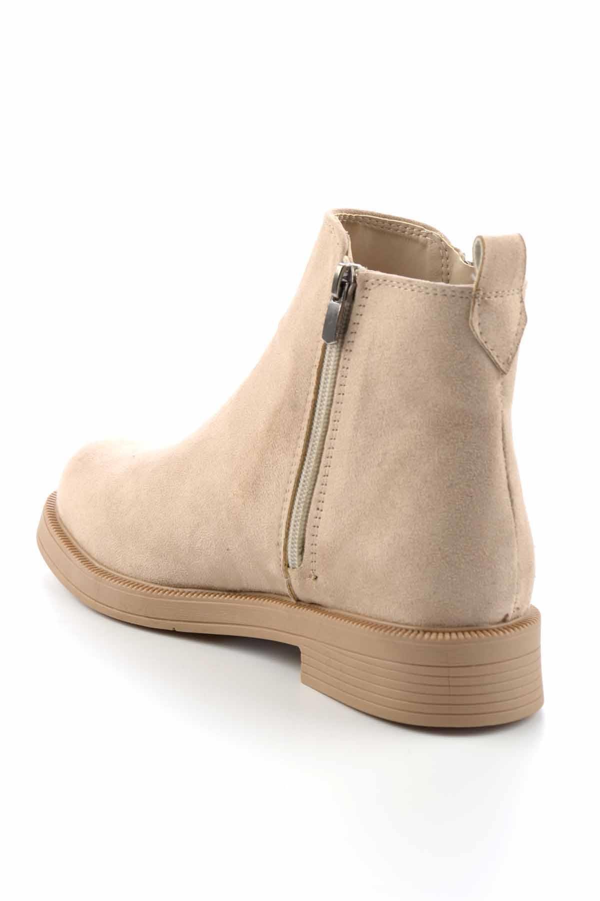 Bej Süet  Kadın Bot & Bootie K02913234002
