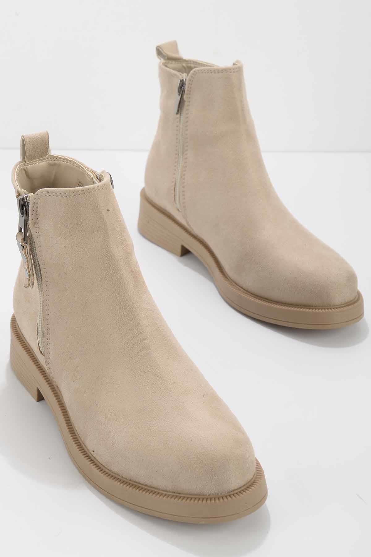 Bej Süet  Kadın Bot & Bootie K02913234002