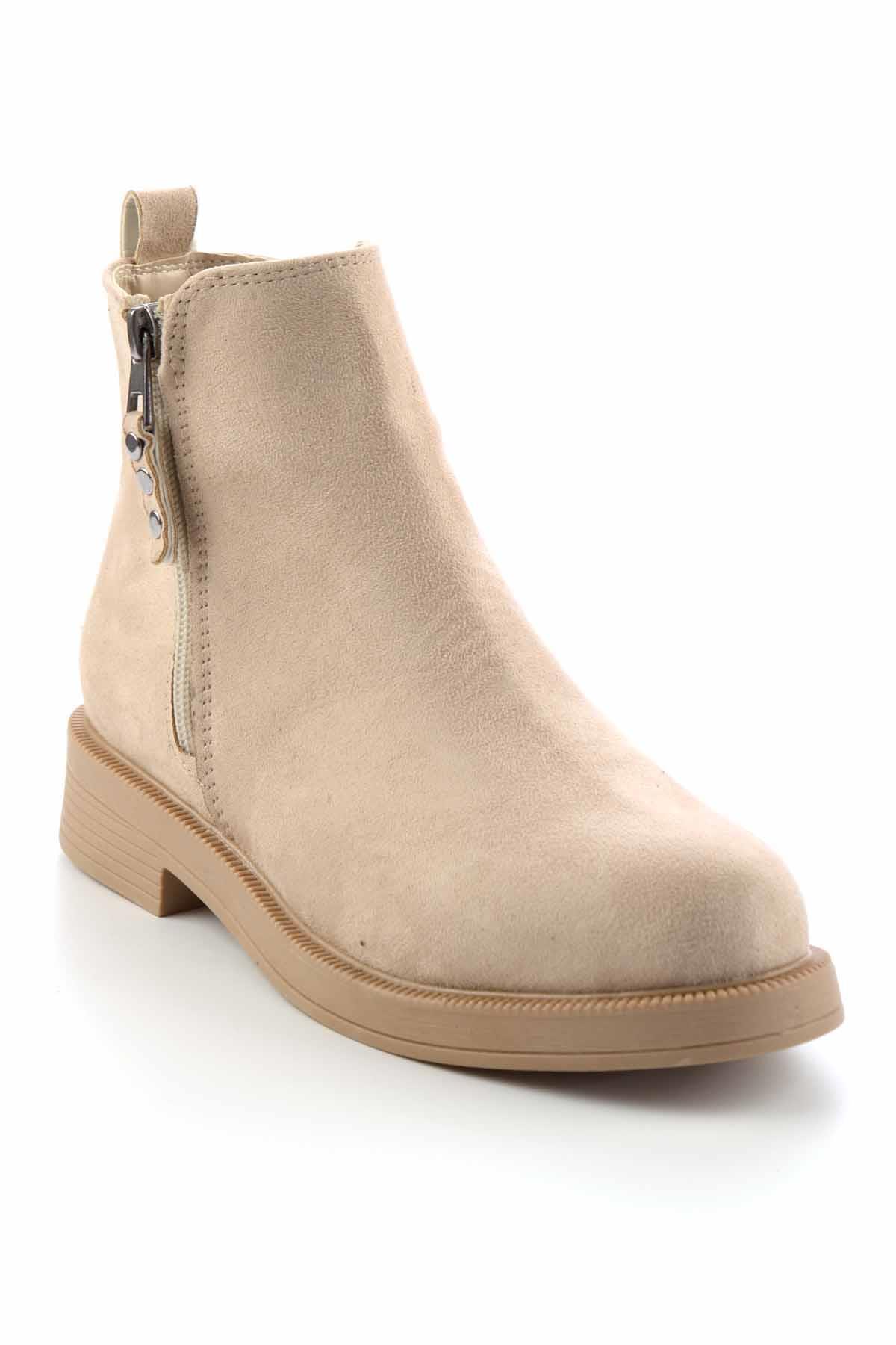 Bej Süet  Kadın Bot & Bootie K02913234002