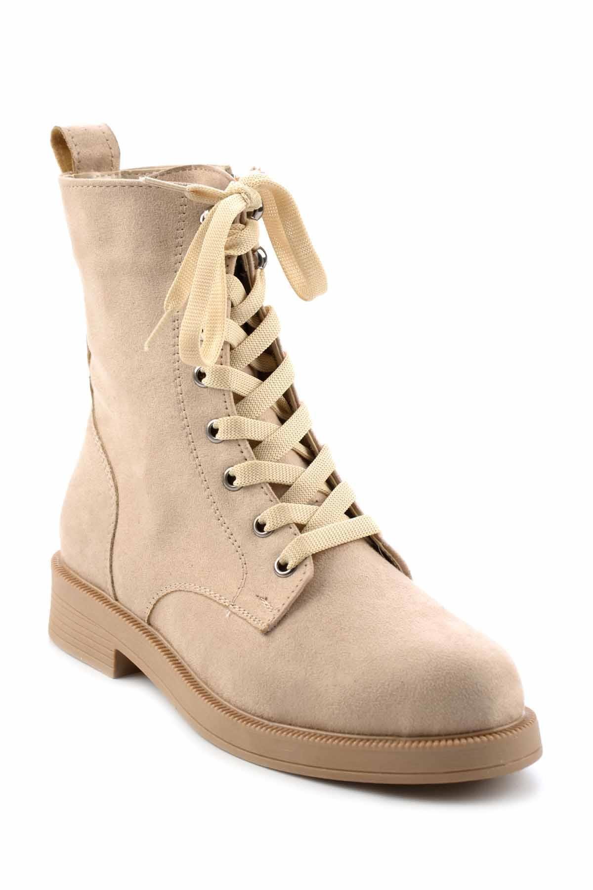Bej Süet  Kadın Bot & Bootie K02913234102