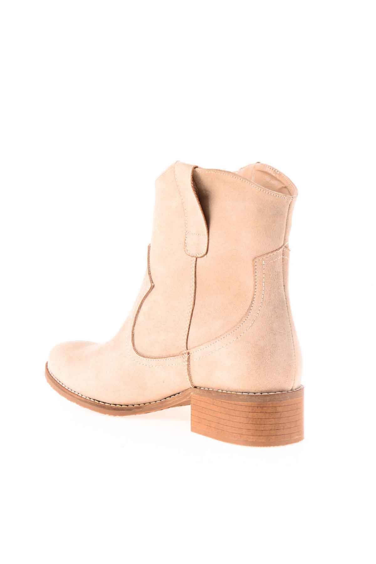 Bej Süet  Kadın Bot & Bootie K0674579565