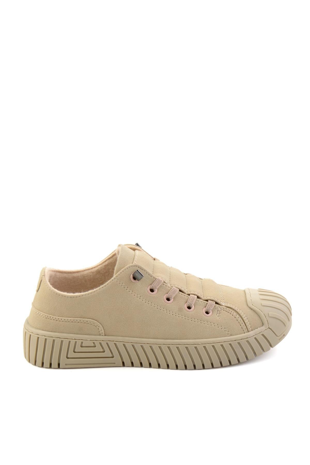 Bej Süet  Kadın Sneaker K01175127472