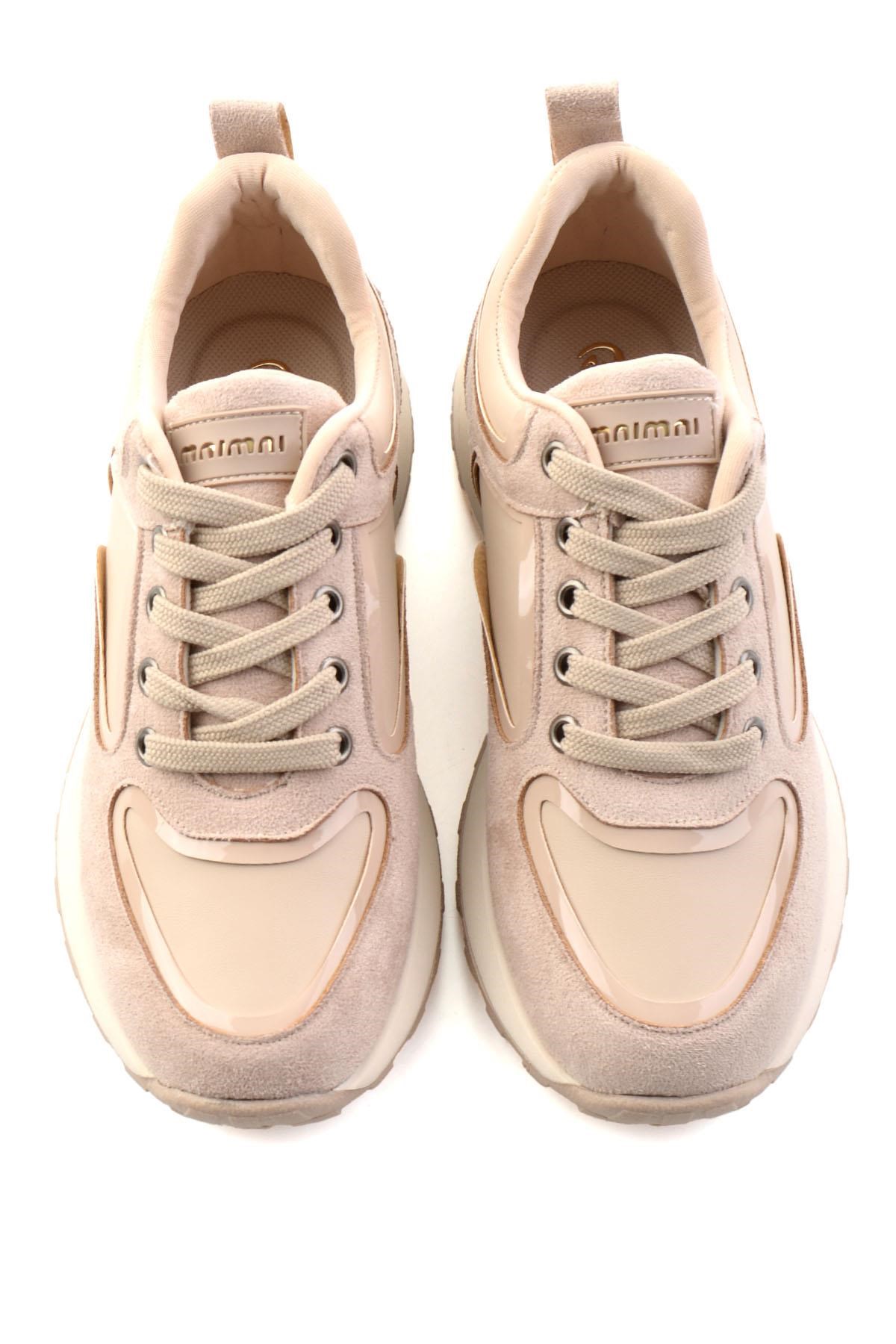 Bej Süet  Kadın Sneaker K01313004372