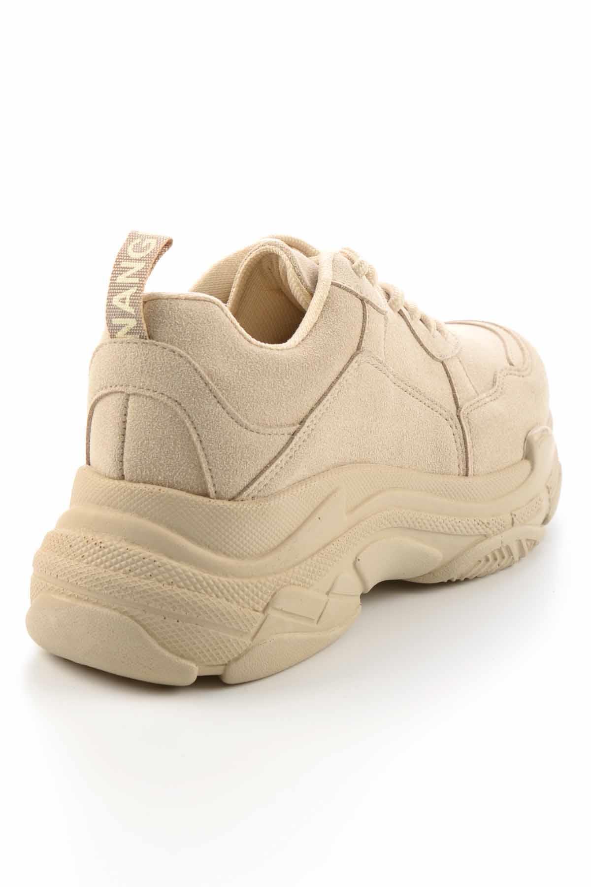 Bej Süet  Kadın Sneaker K01591007202