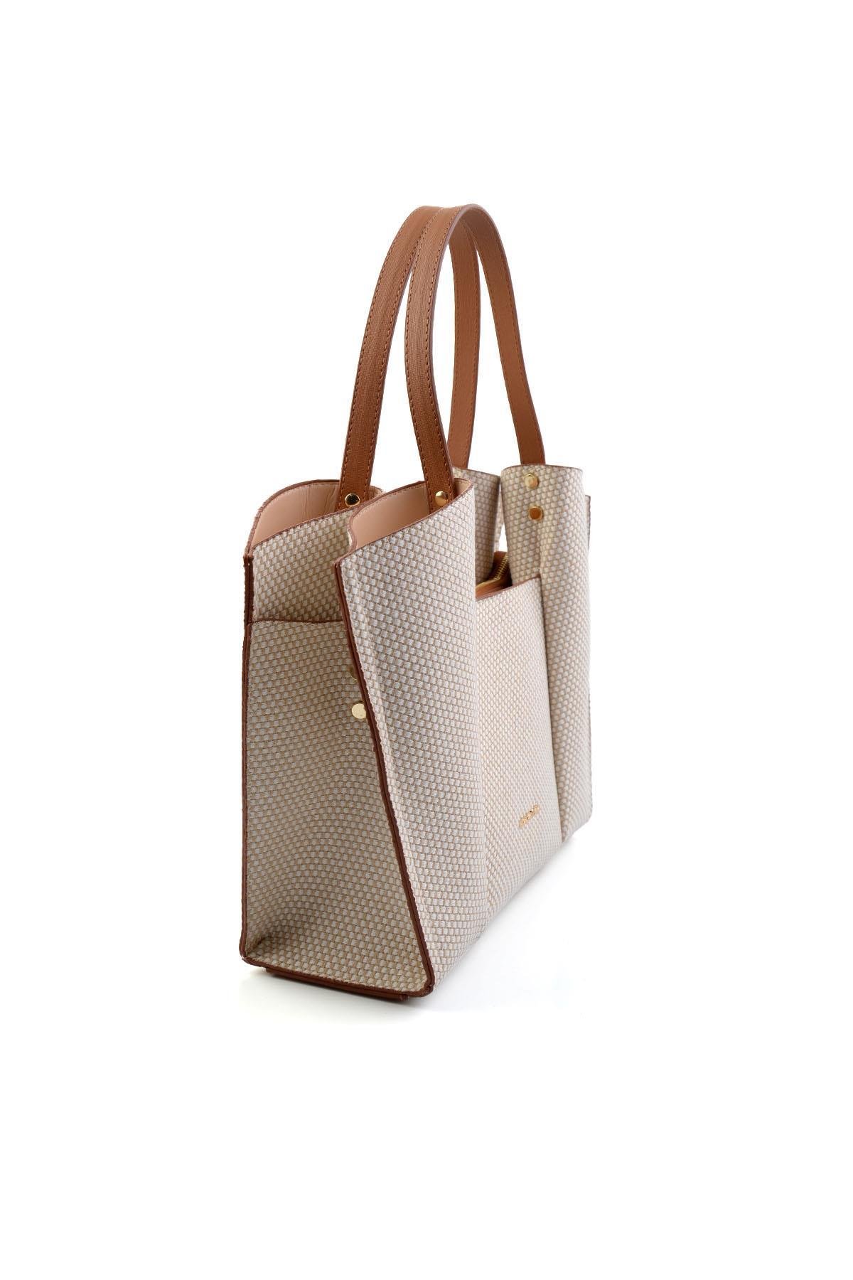 Bej Taba  Kadın Omuz Çantası C06004902428