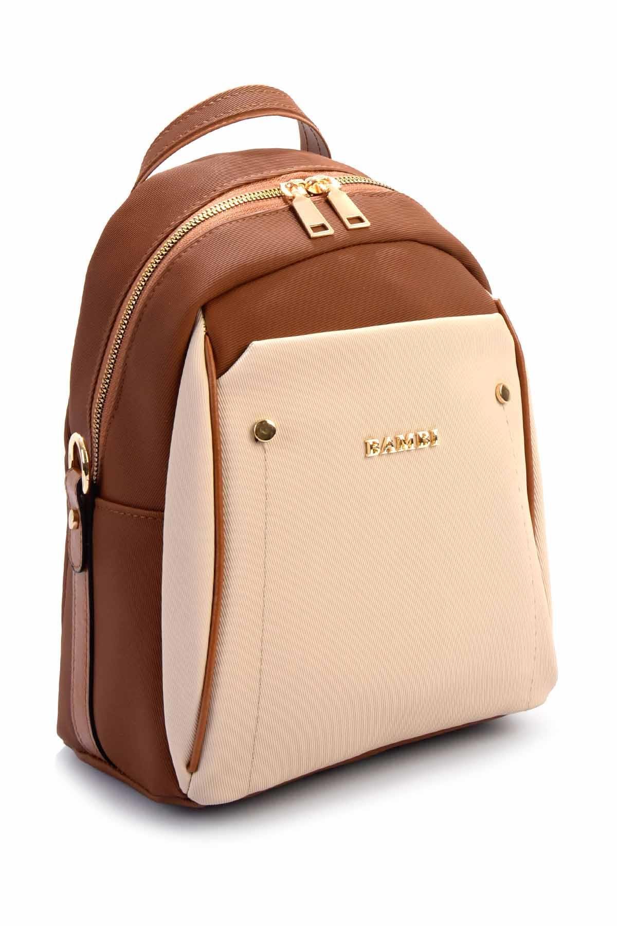 Bej Taba  Kadın Sırt Çantası C06636294109