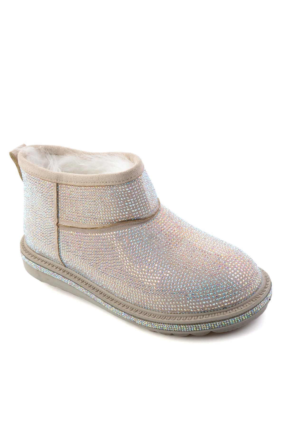 Bej Taşlı  Kadın Bot & Bootie K02834260187