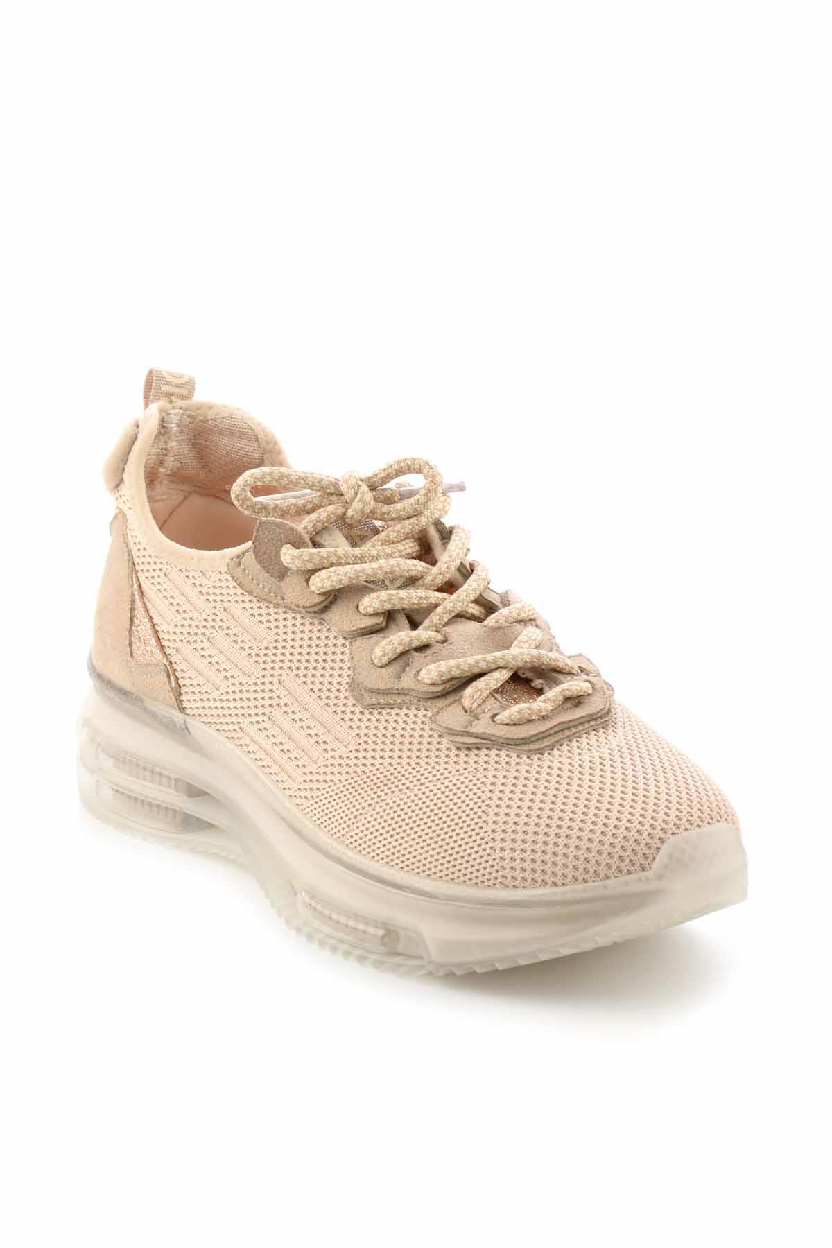 Bej Triko  Kadın Sneaker K01703016182