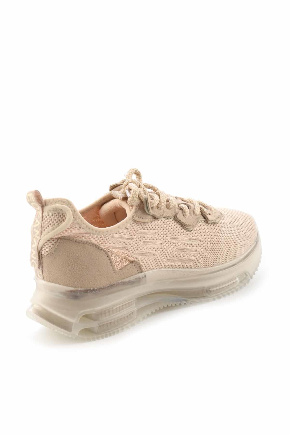 Bej Triko  Kadın Sneaker K01703016182