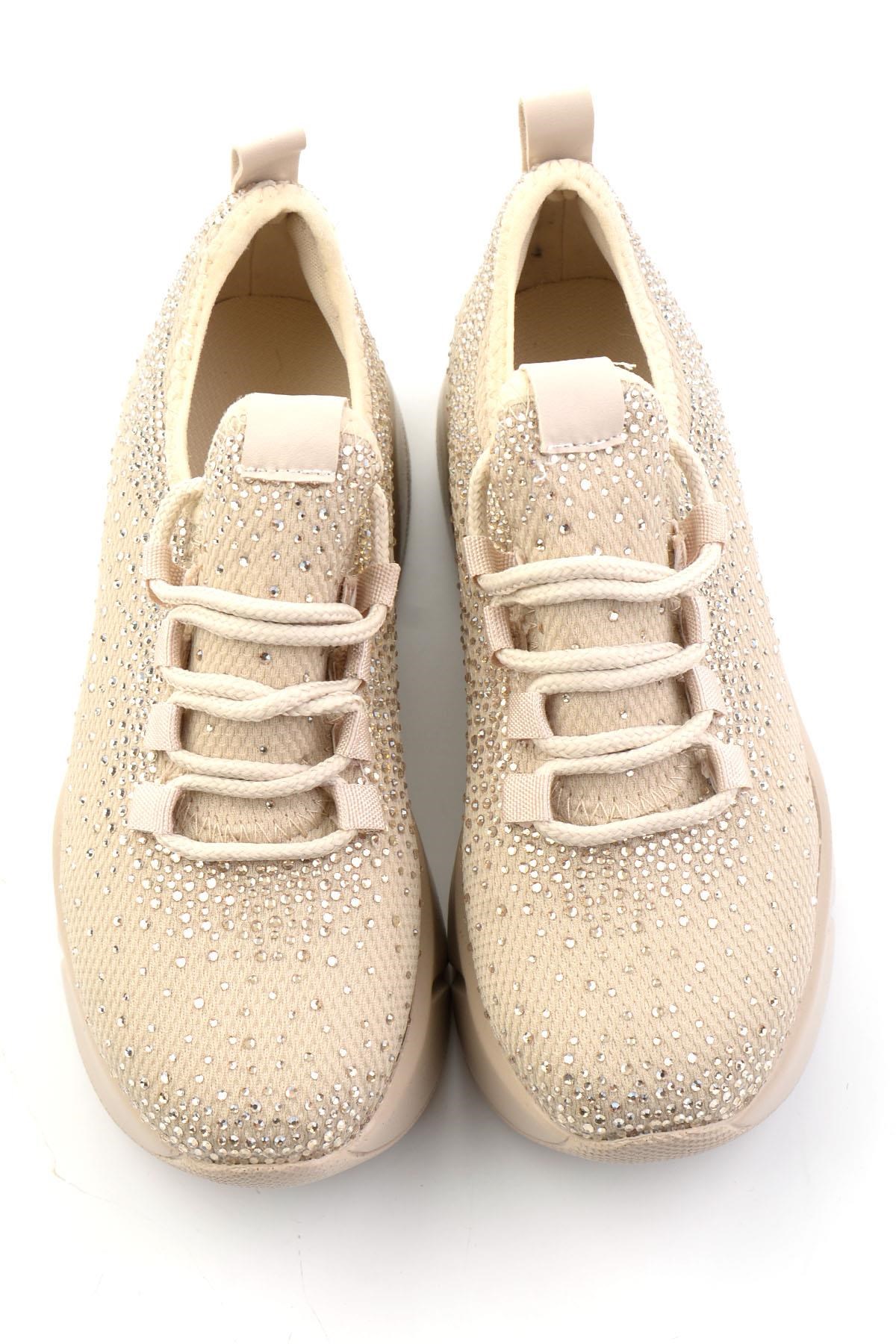 Bej Triko  Kadın Sneaker K01824040382