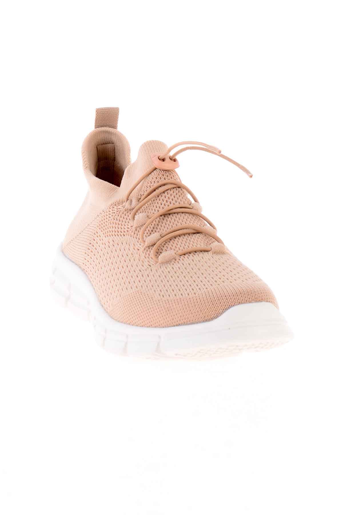 Bej/Koyu Bej Kadın Sneaker