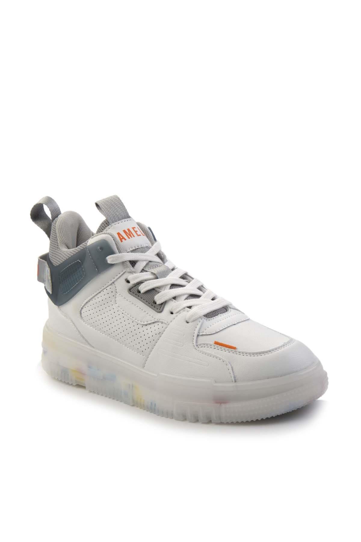 Beyaz Füme  Erkek Bot & Bootie E02175603009