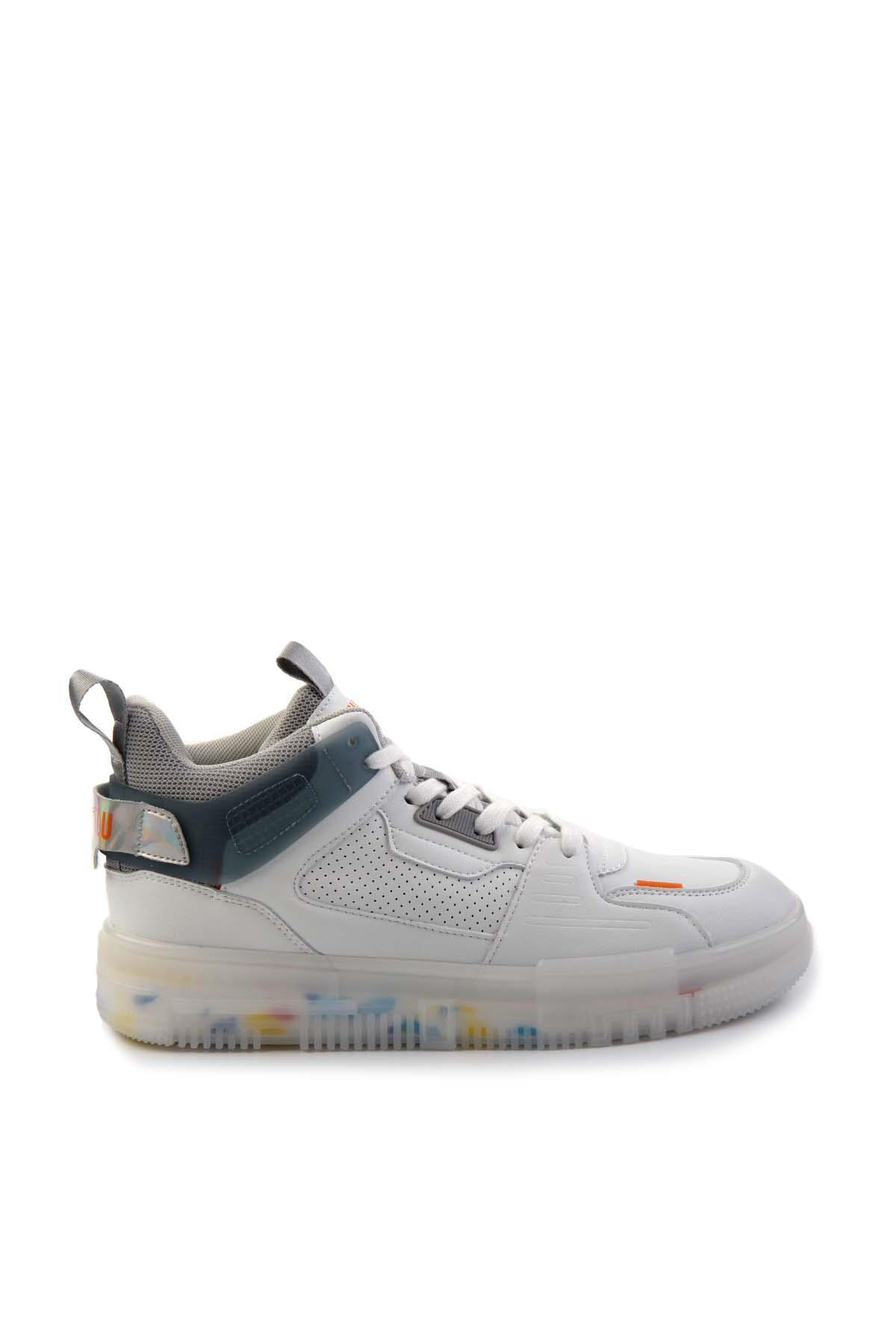 Beyaz Füme  Erkek Bot & Bootie E02175603009