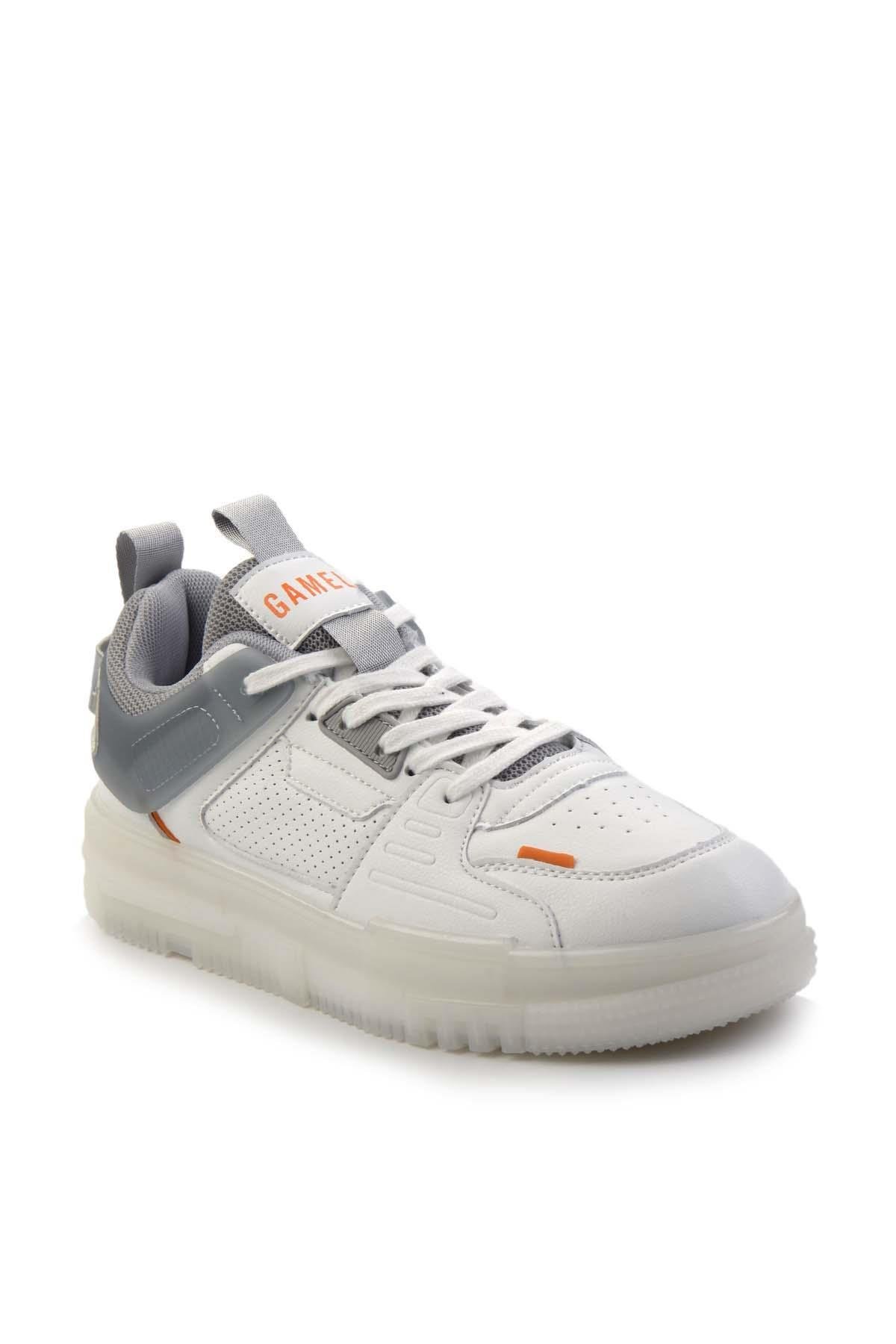 Beyaz Füme  Erkek Sneaker E01175602009