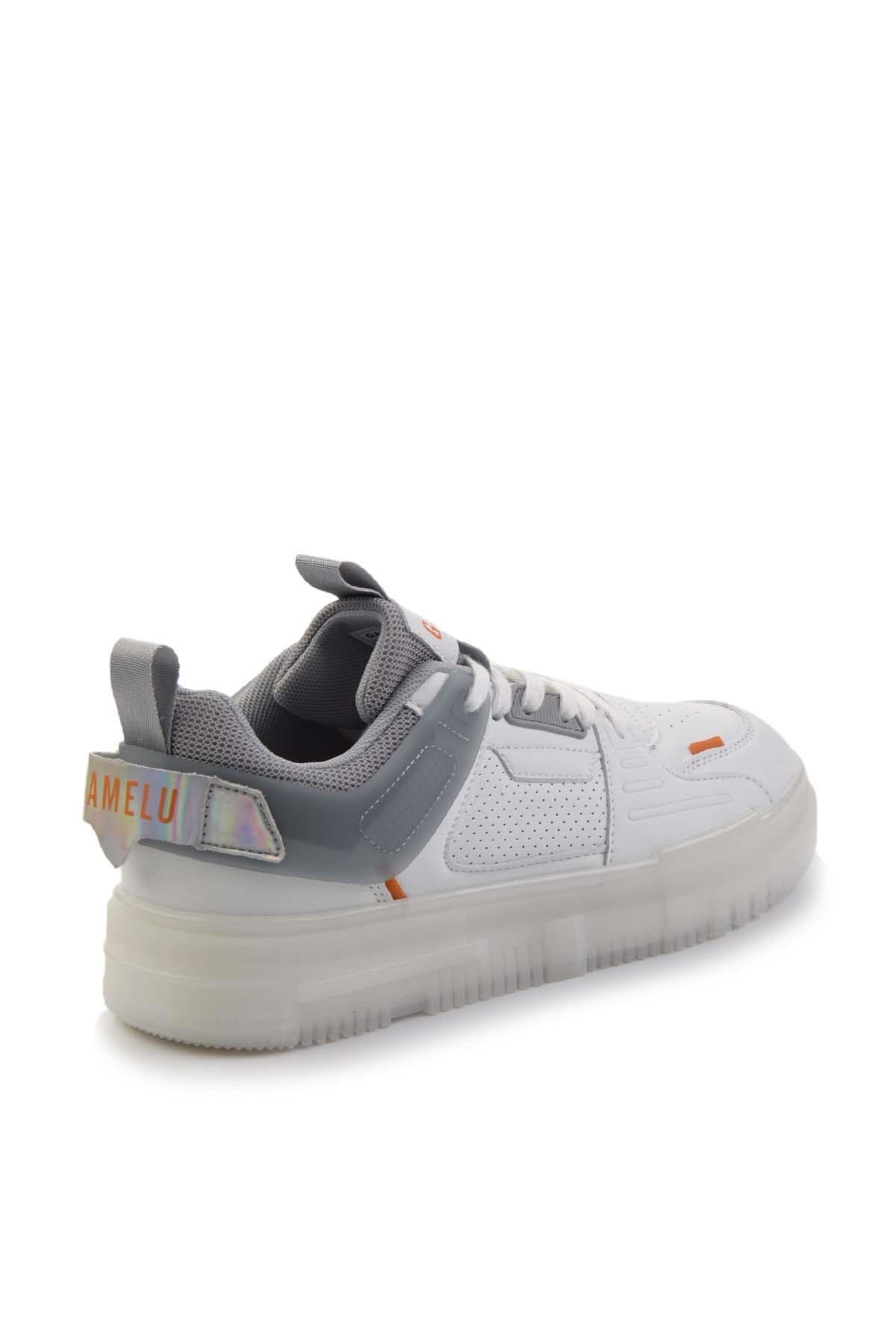Beyaz Füme  Erkek Sneaker E01175602009