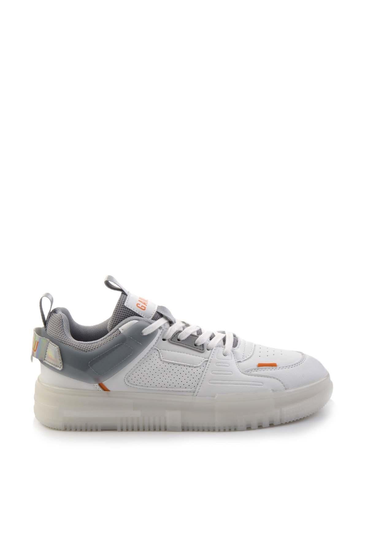 Beyaz Füme  Erkek Sneaker E01175602009