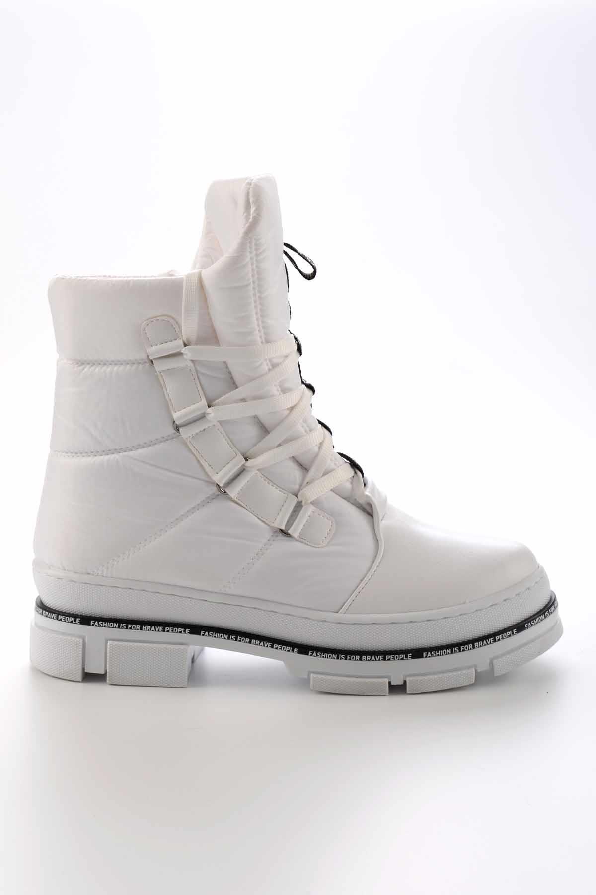 Beyaz  Kadın Bot & Bootie K02578000909