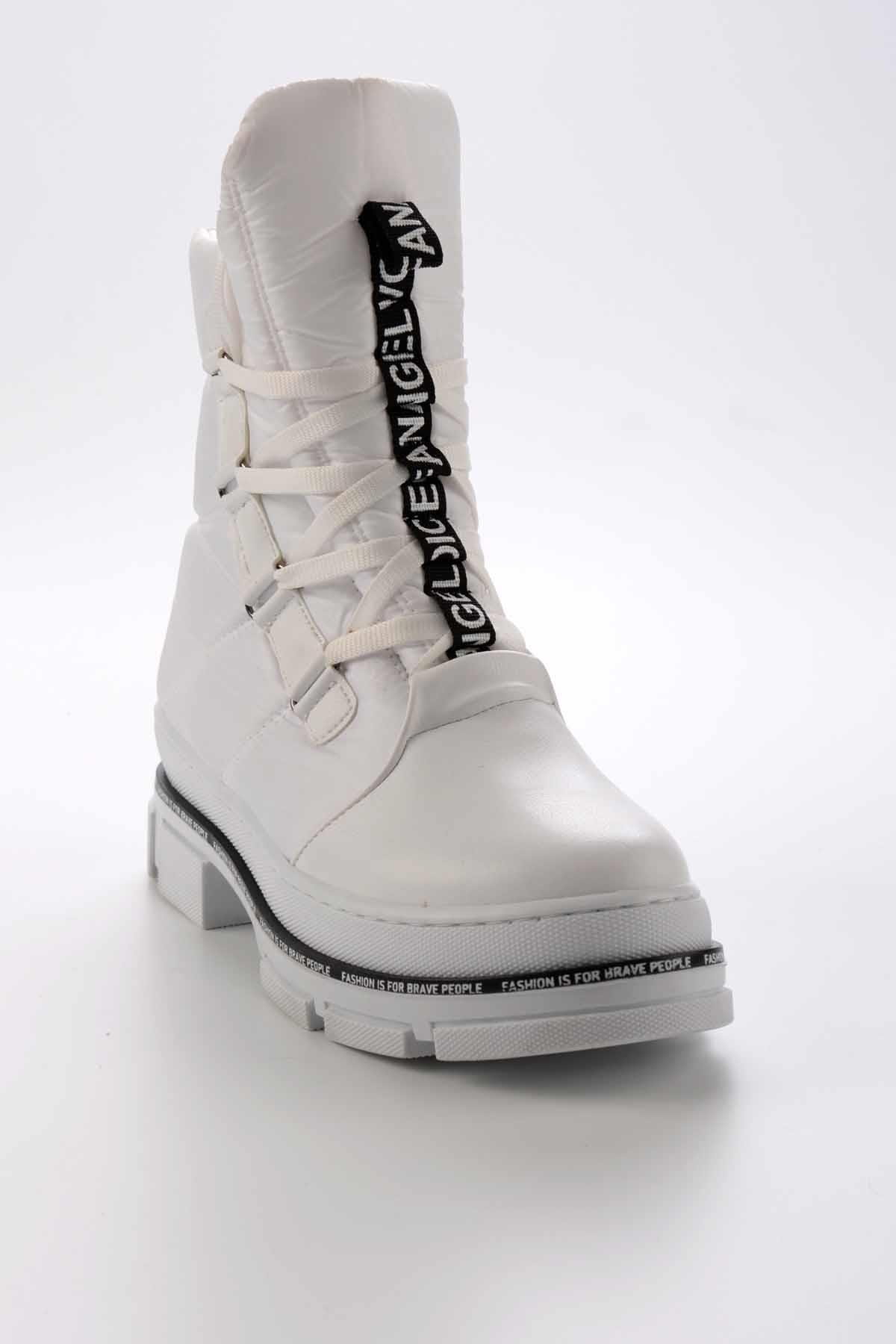 Beyaz  Kadın Bot & Bootie K02578000909