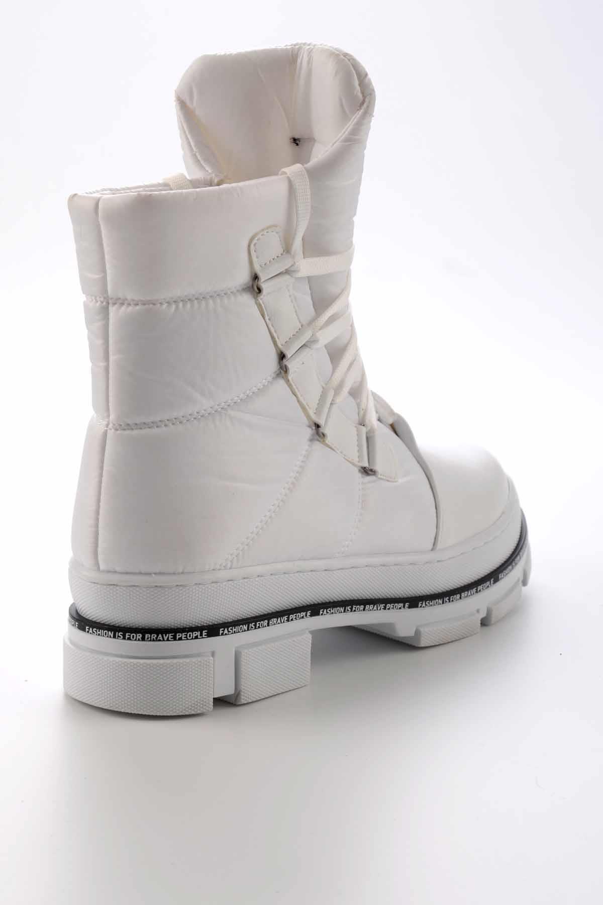 Beyaz  Kadın Bot & Bootie K02578000909