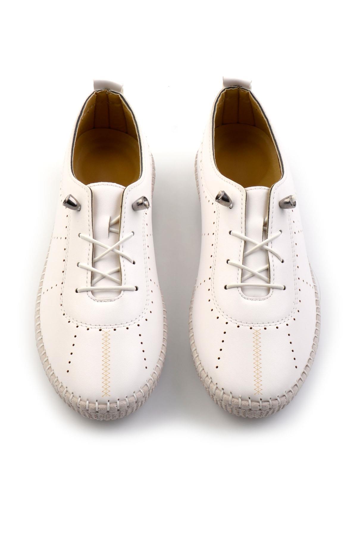 Beyaz  Kadın Casual Ayakkabı K01536198009