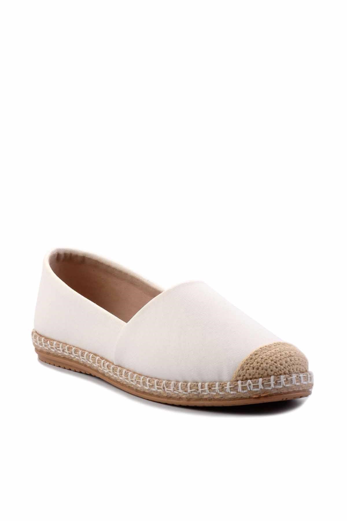Beyaz  Kadın Espadril K01125010018
