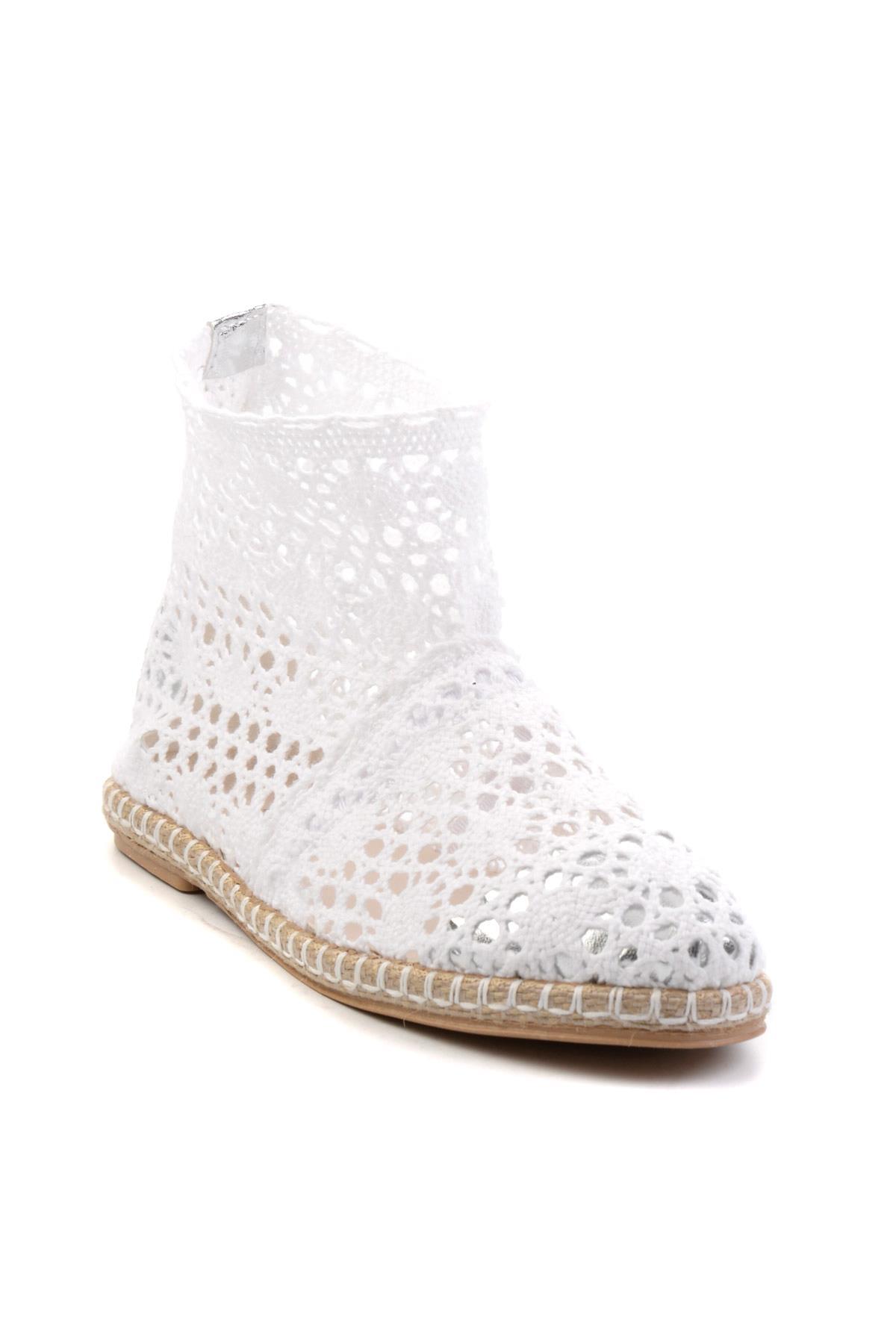 Beyaz  Kadın Espadril K01534140013