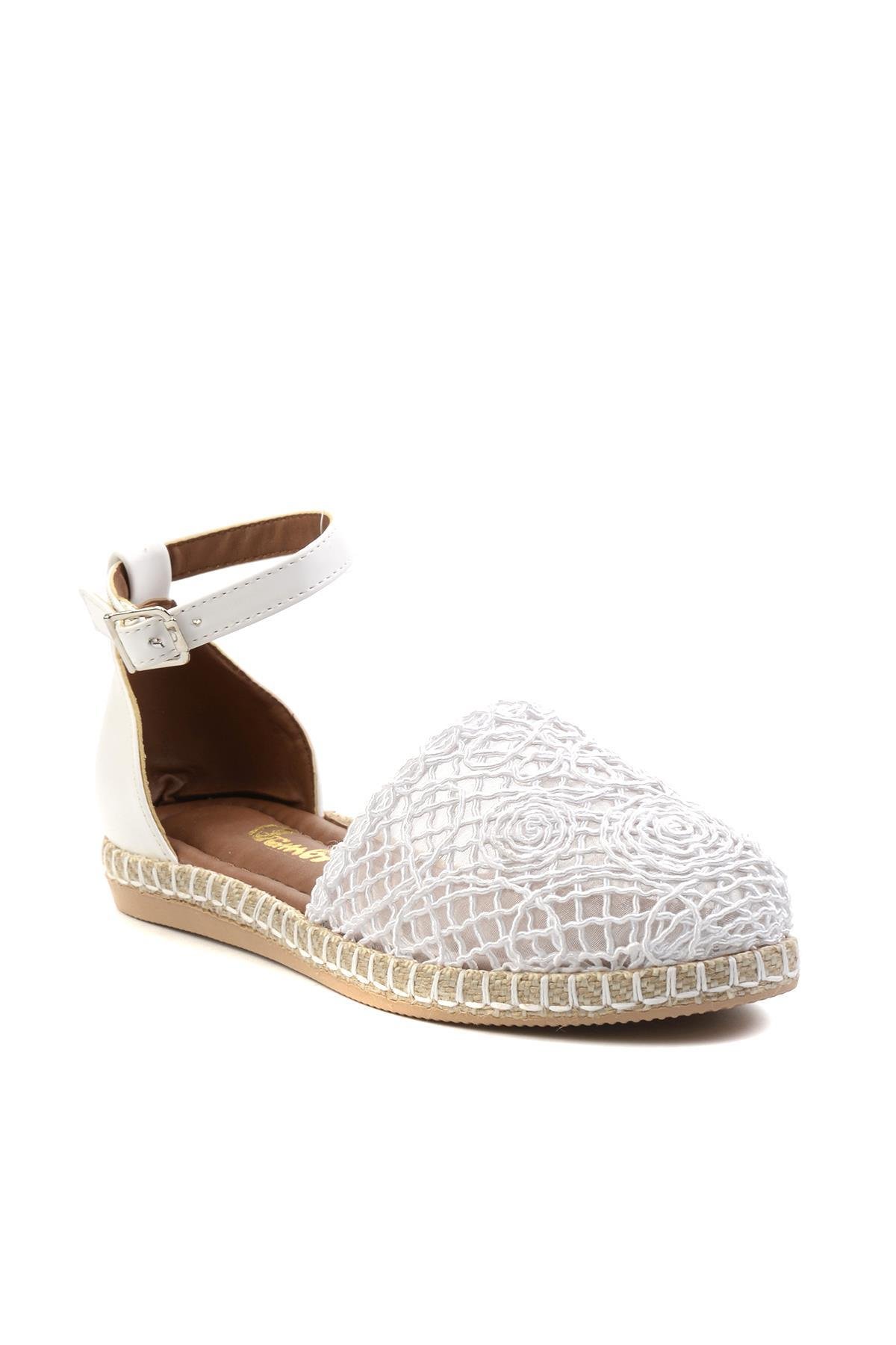 Beyaz  Kadın Espadril K01578081216