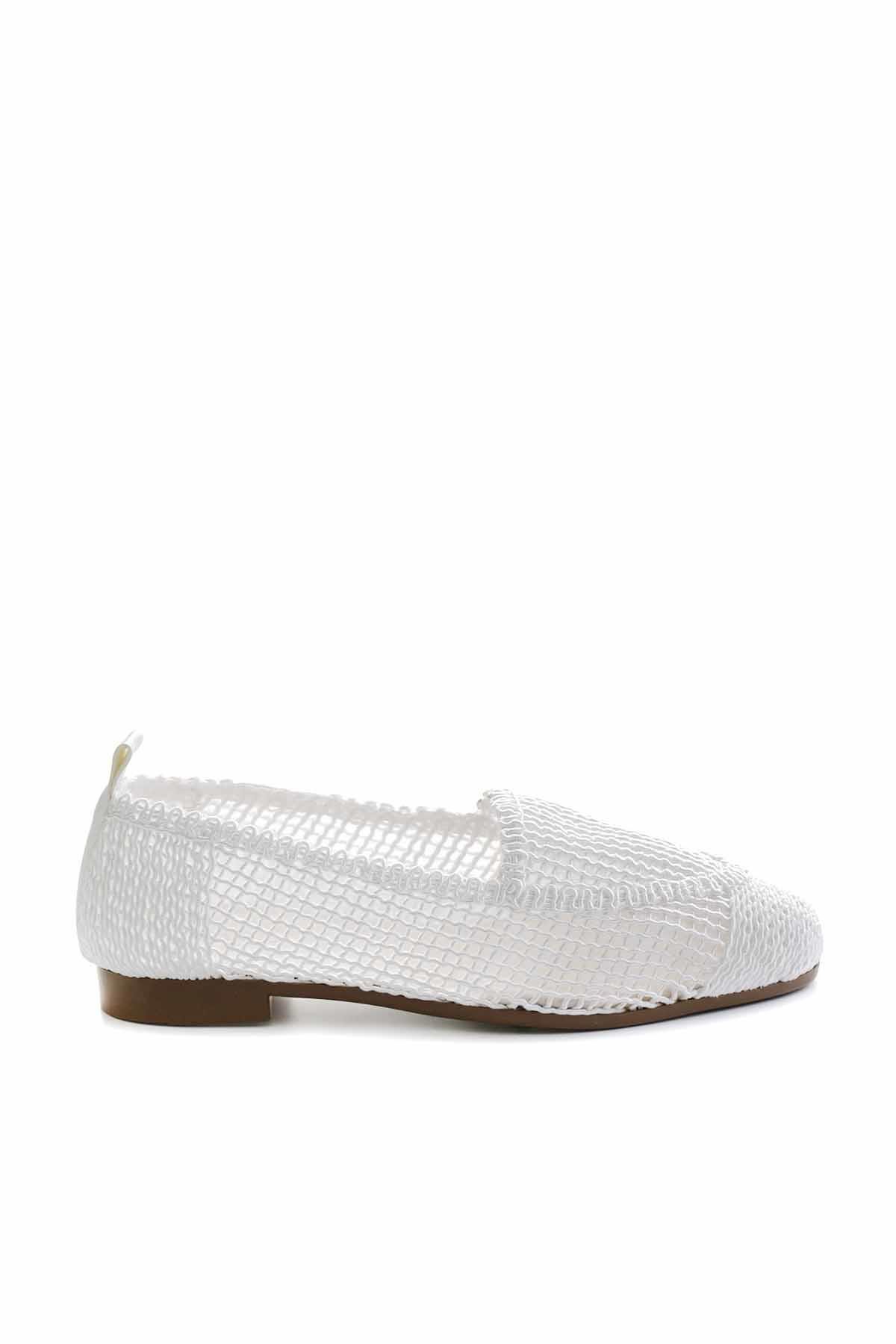 Beyaz  Kadın Espadril K01823202216