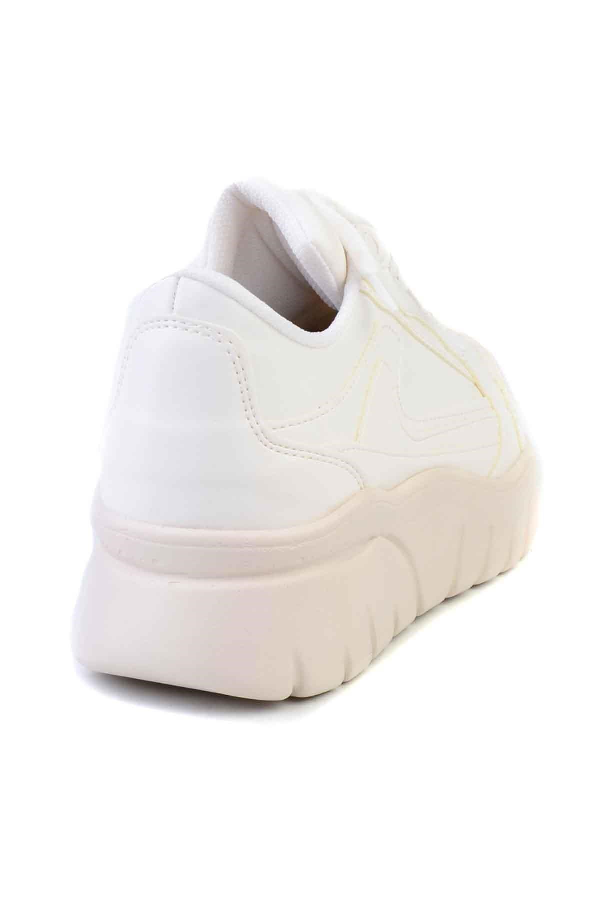 Beyaz  Kadın Sneaker H0601151509