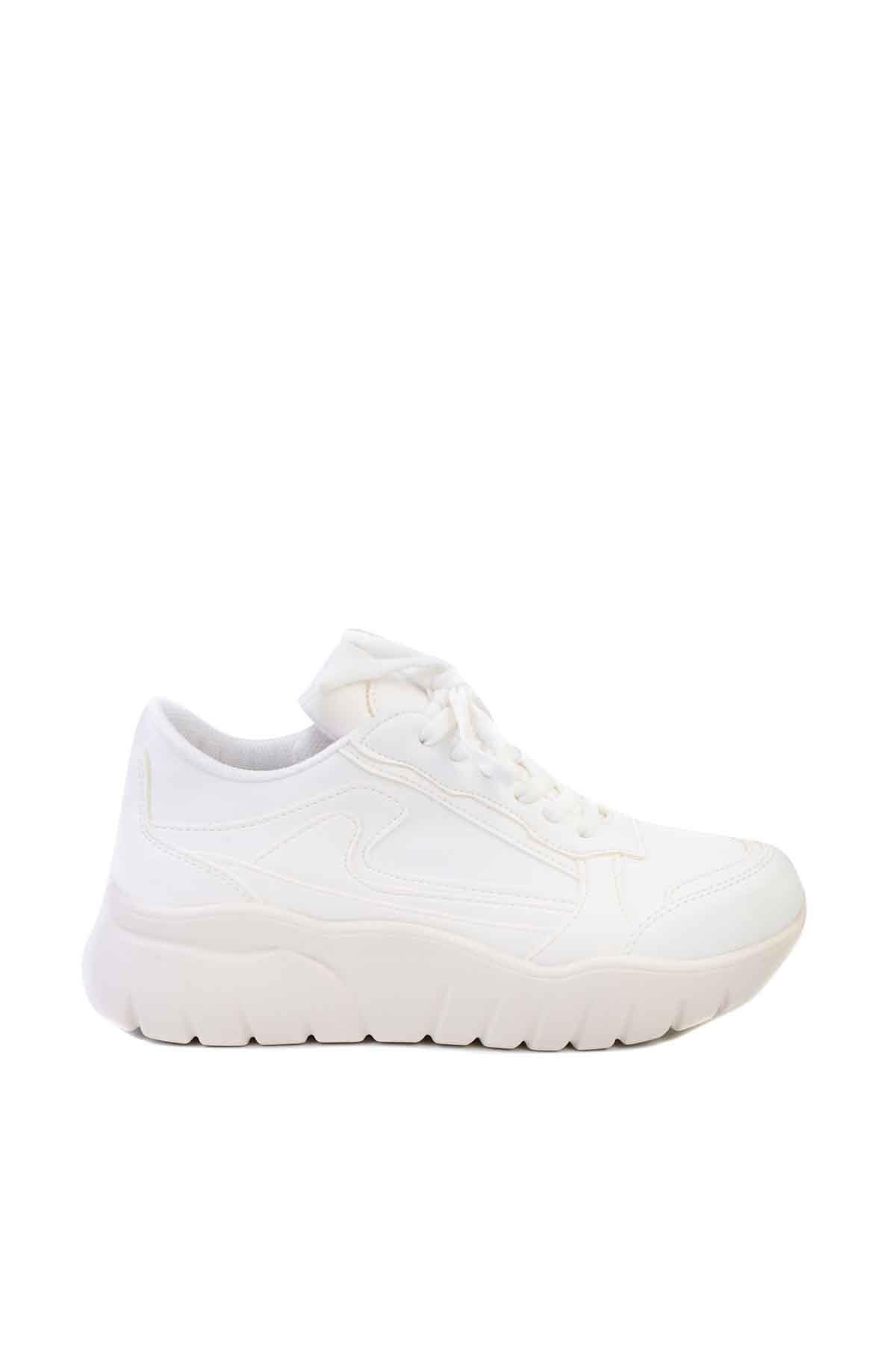 Beyaz  Kadın Sneaker H0601151509
