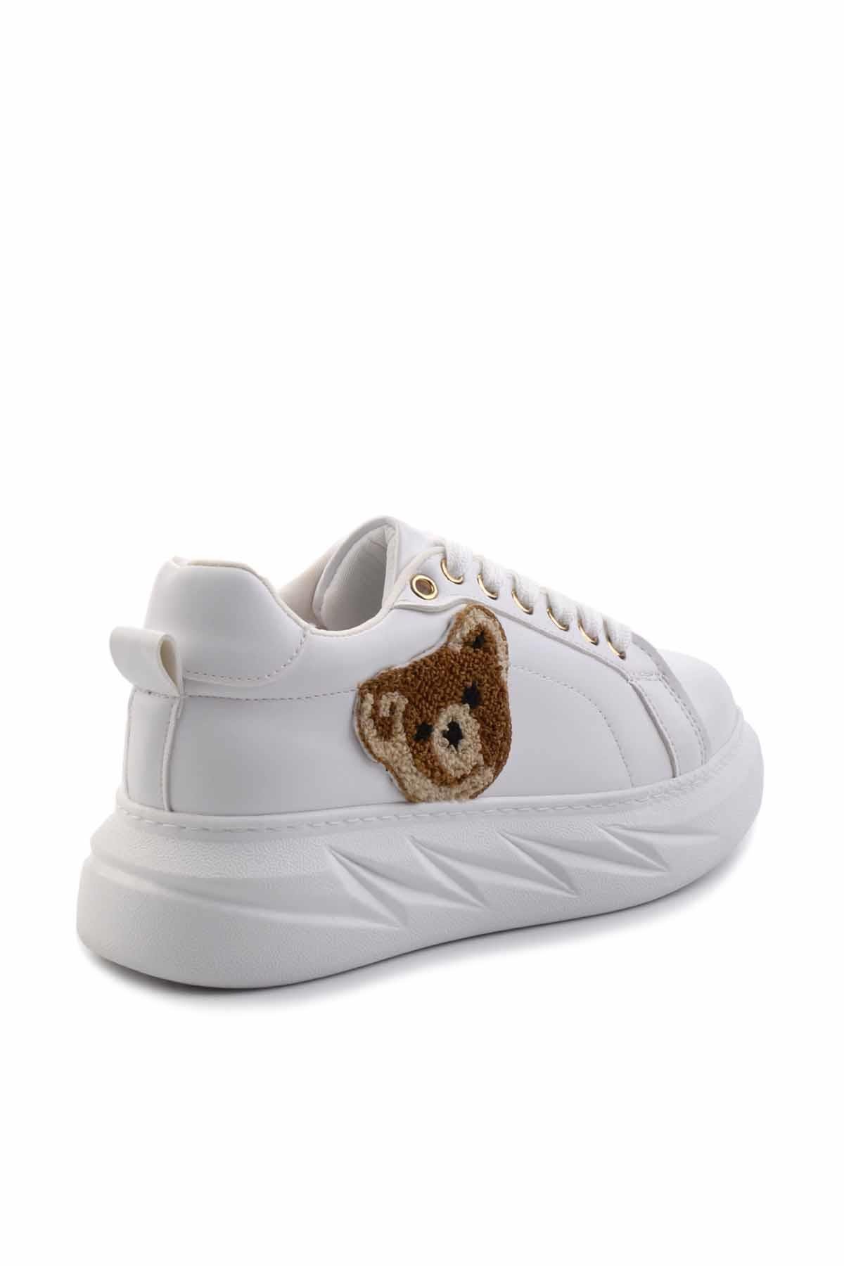 Beyaz  Kadın Sneaker K01015010209