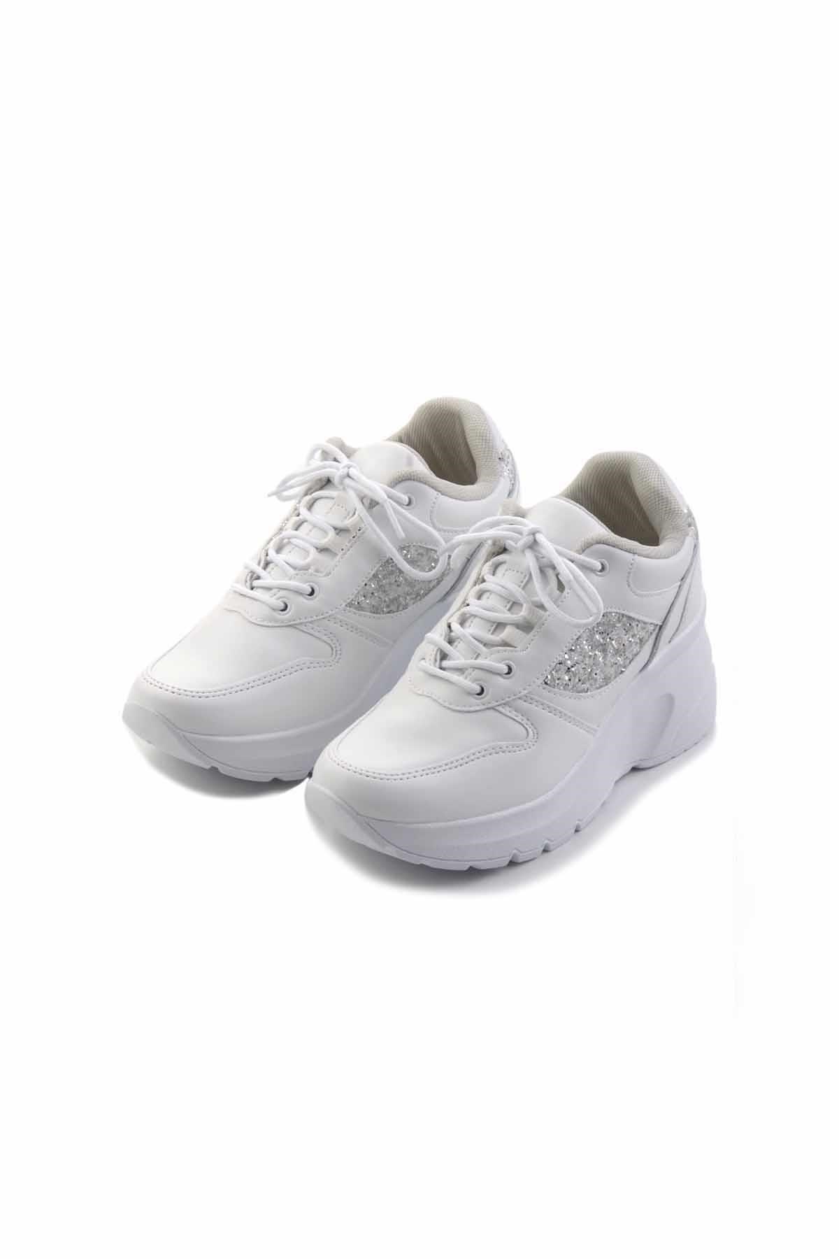 Beyaz  Kadın Sneaker K01027018509